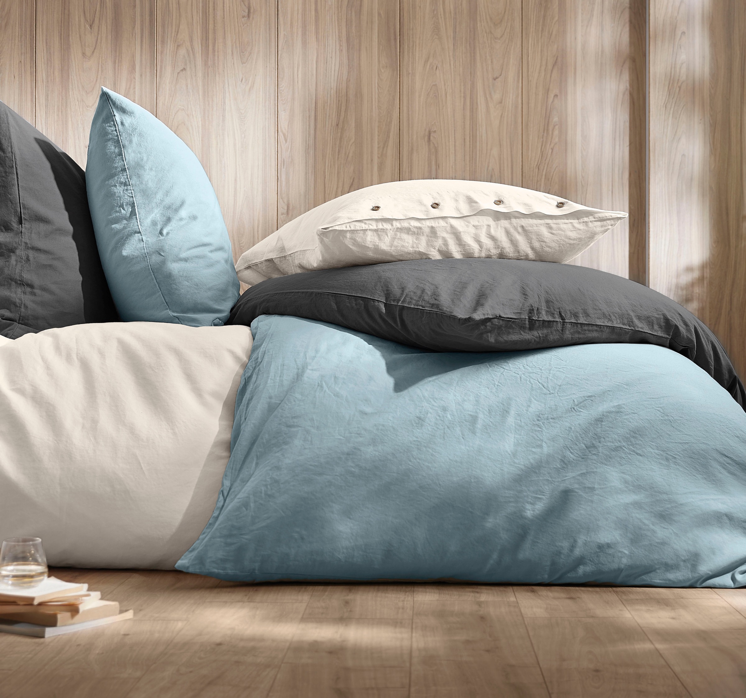 Kleine Wolke Bettwäsche "Leinna" 2 Stk. Leinen-Mix günstig online kaufen