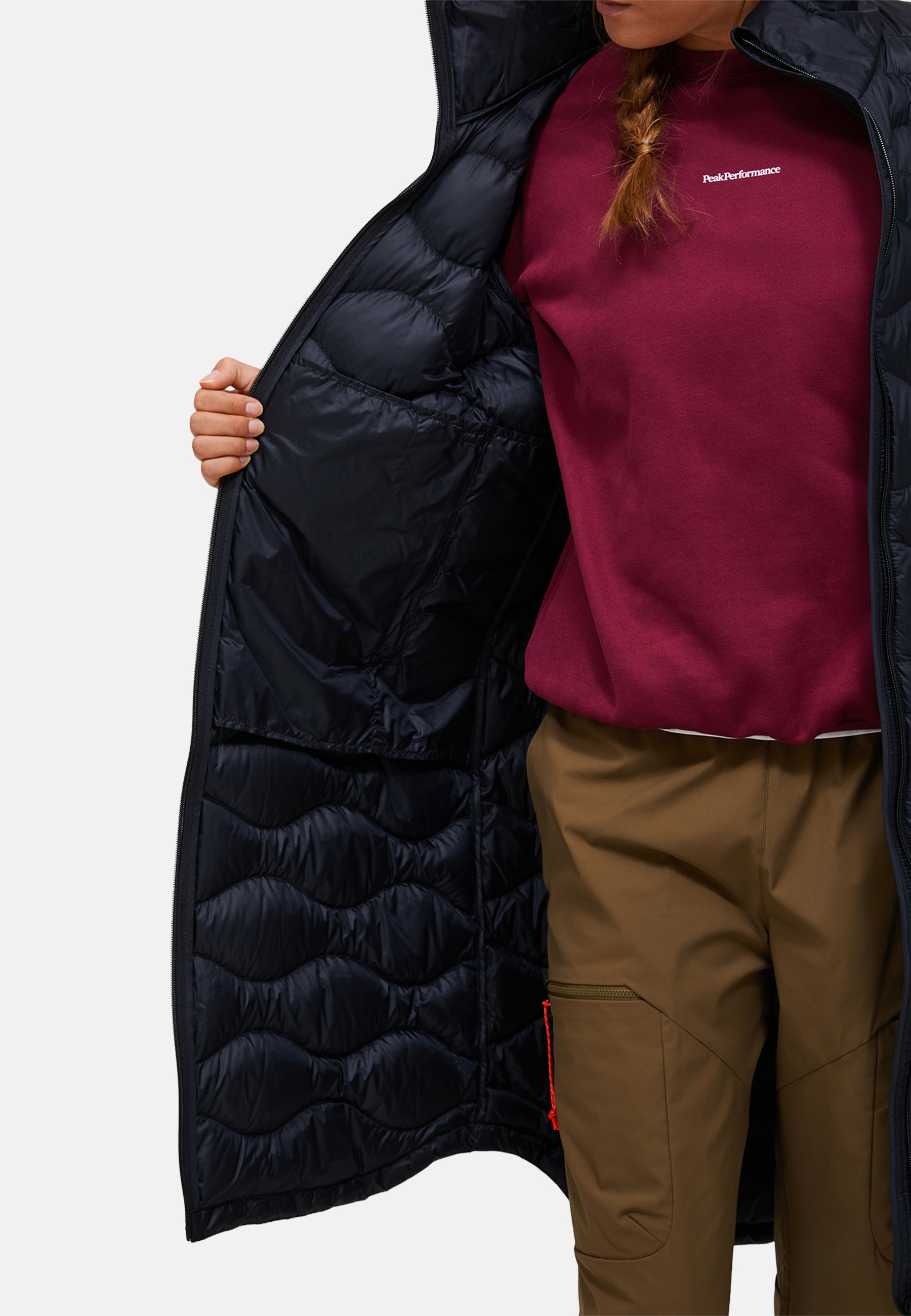 Peak Performance Daunenmantel »W Helium Down Coat« mit sportivem Design