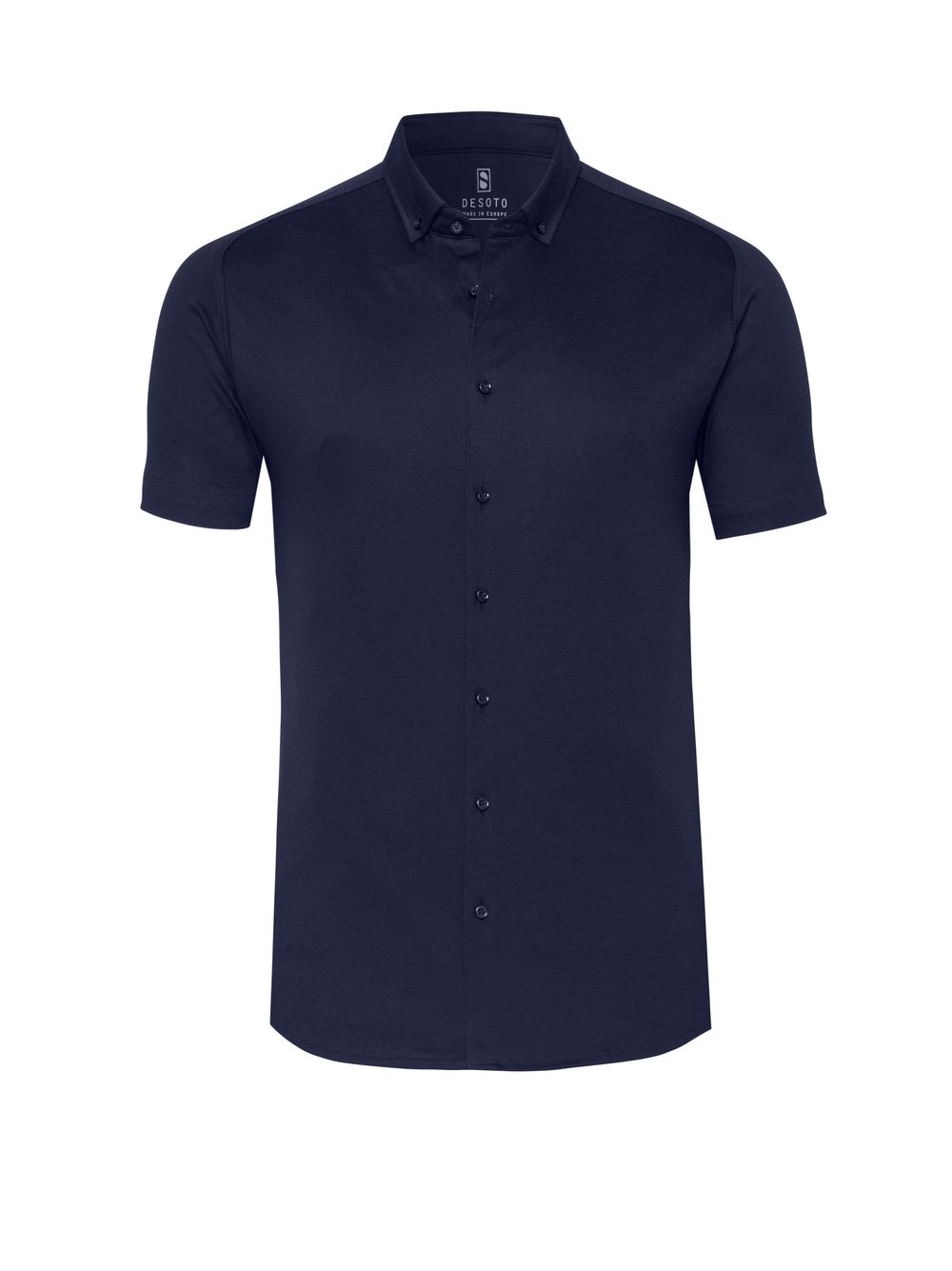 DESOTO Kurzarmhemd »Casual Modern BD 1/2«, Mit Rundhalsausschnitt