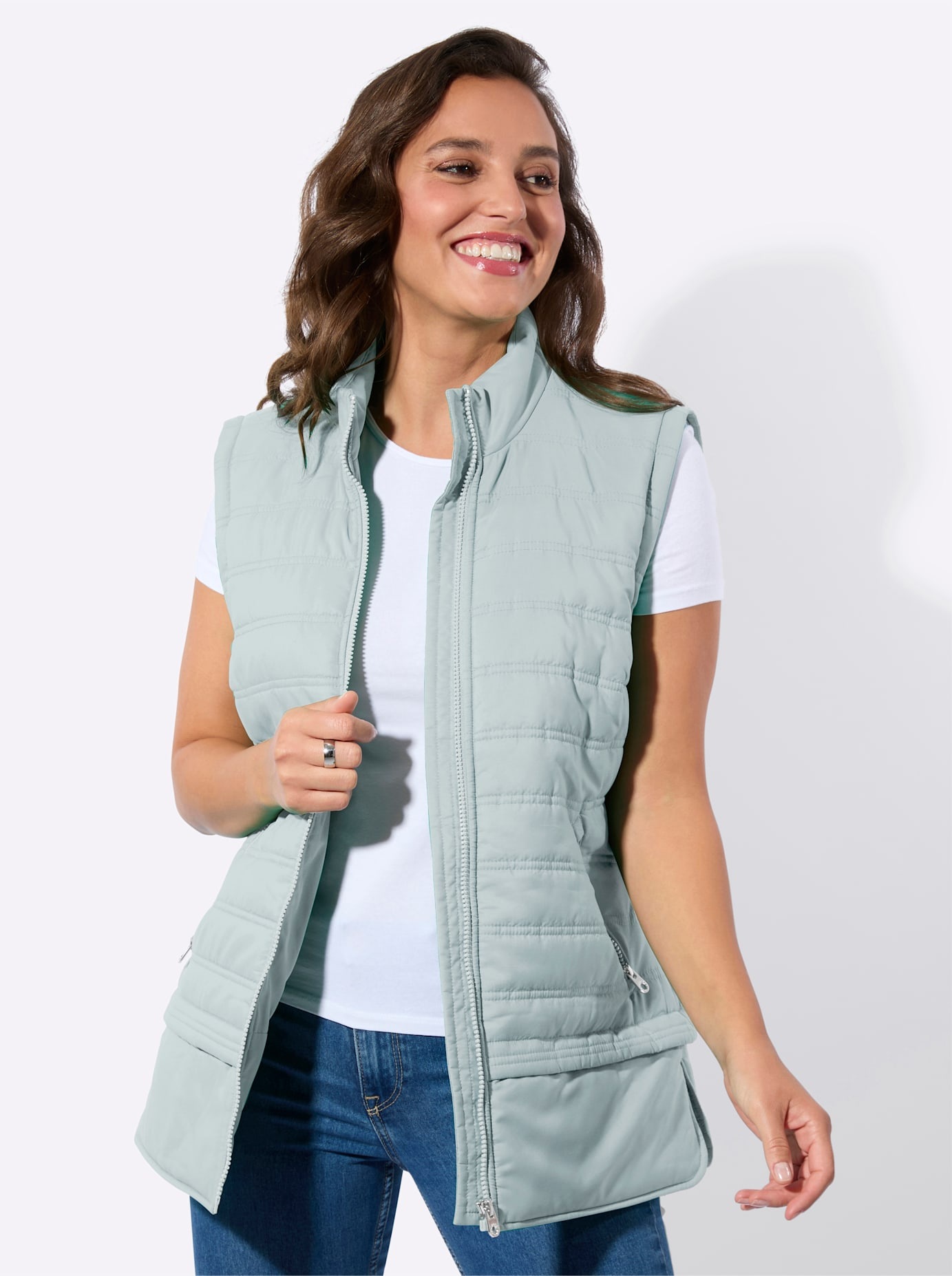 Casual Looks Men's Quilted Jacket Calcimint 46 3