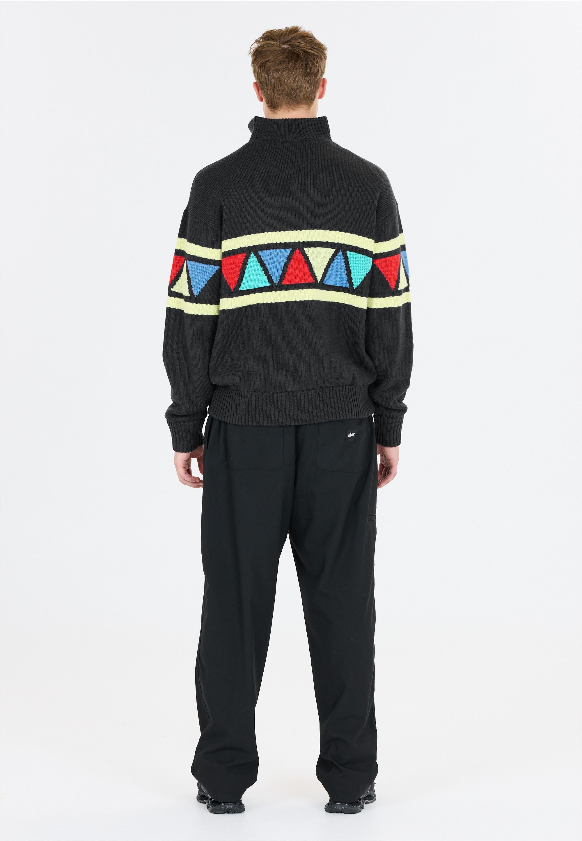 SOS Strickpullover »The Windbreaker«, im kultigen Strick-Look mit Merinowolle