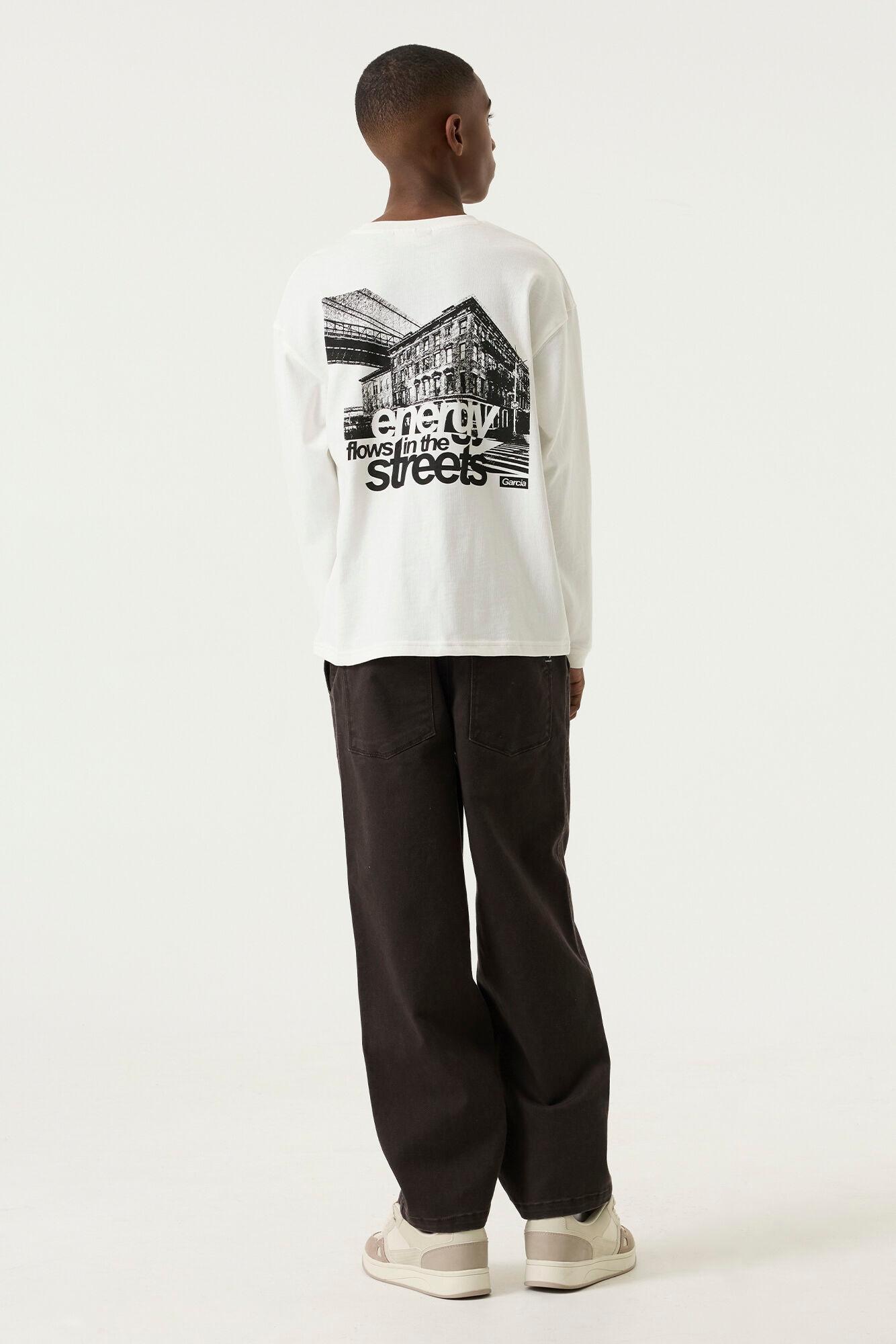Garcia Langarmshirt mit Print for BOYS
