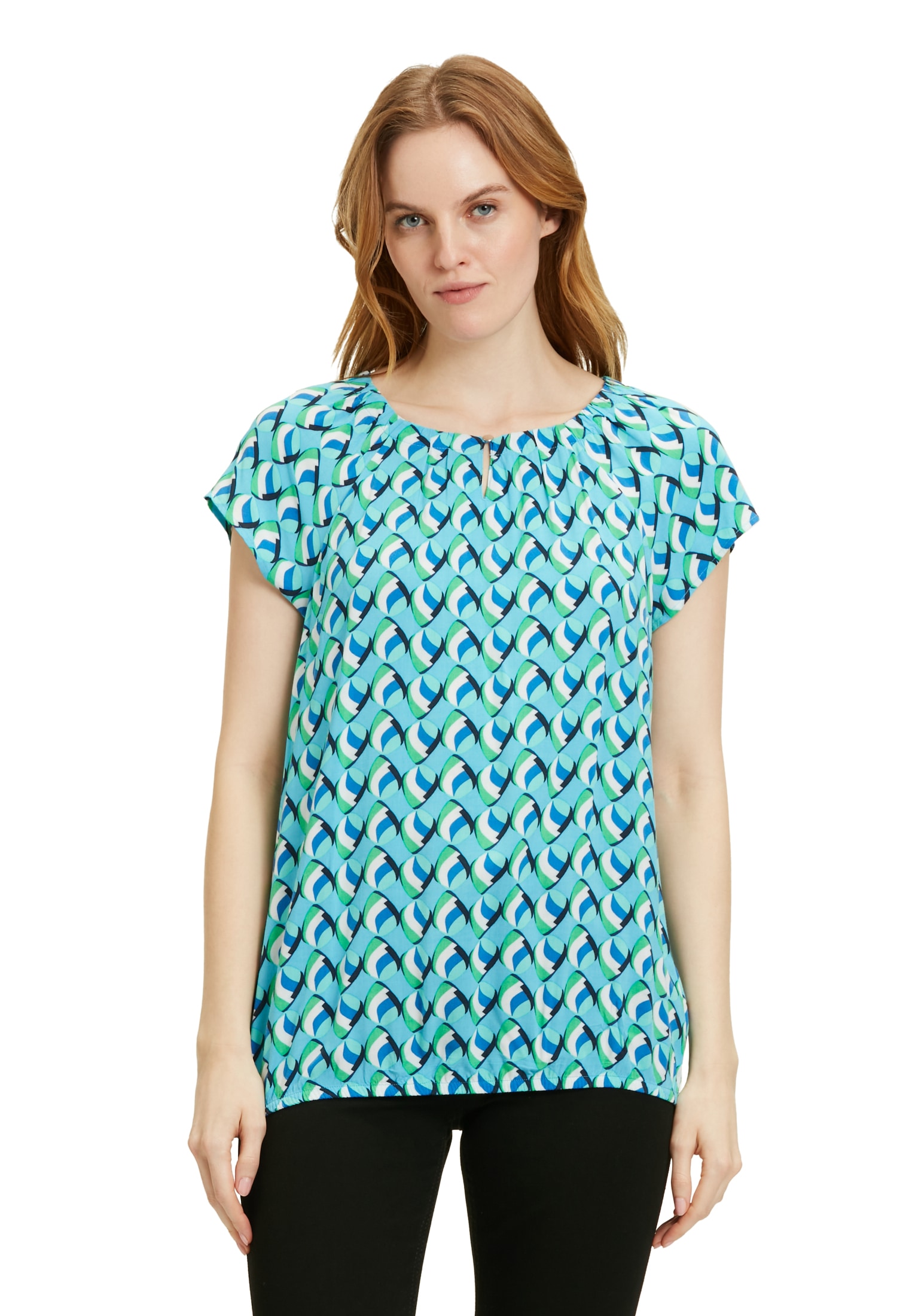Betty Barclay Schlupfbluse "Betty Barclay Damen Casual-Bluse mit Muster" günstig online kaufen