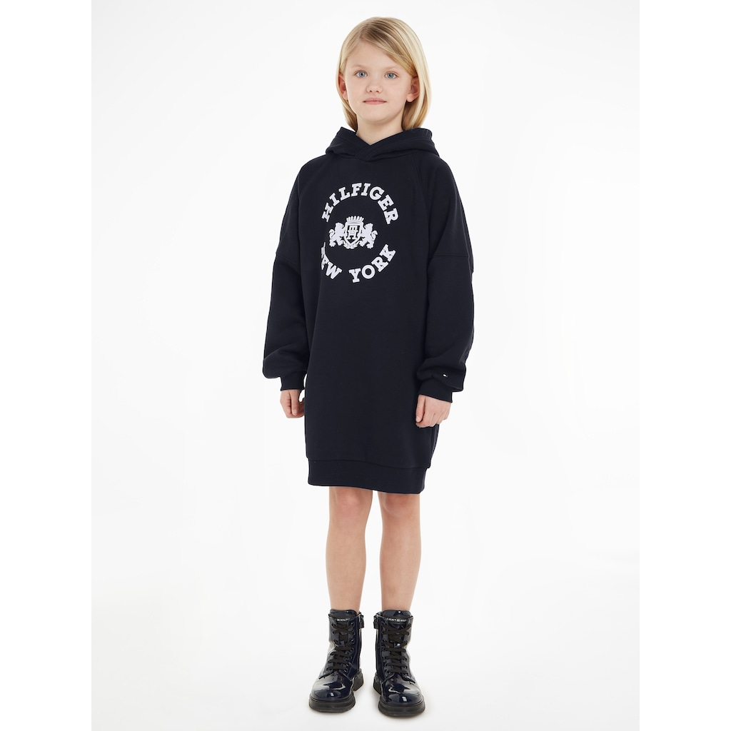 Tommy Hilfiger Sweatkleid »HILFIGER CREST HOODIE DRESS«