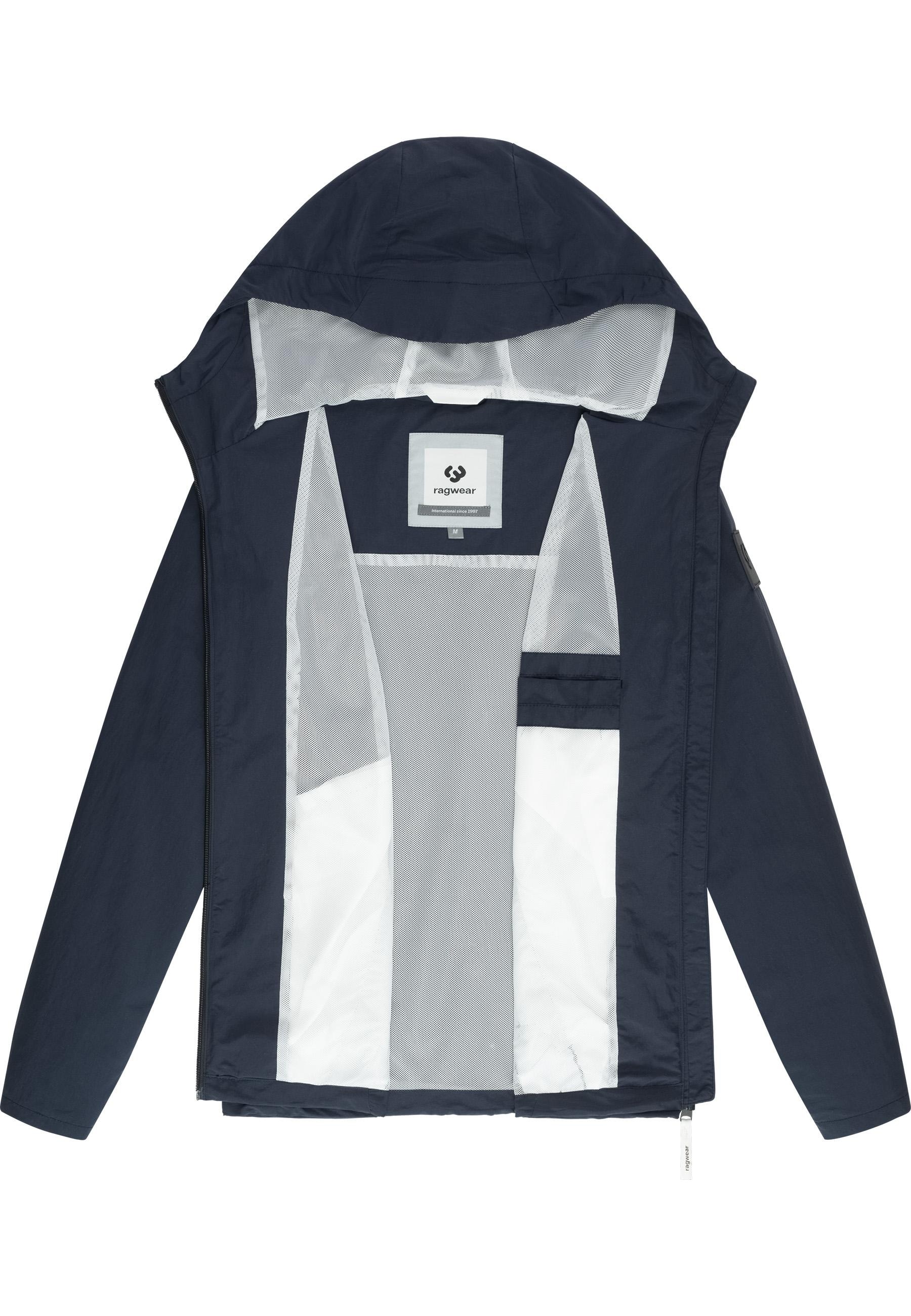 Ragwear Outdoorjacke »Lewie«, mit Kapuze, Übergangsjacke mit wasserdichtem Reißverschluss
