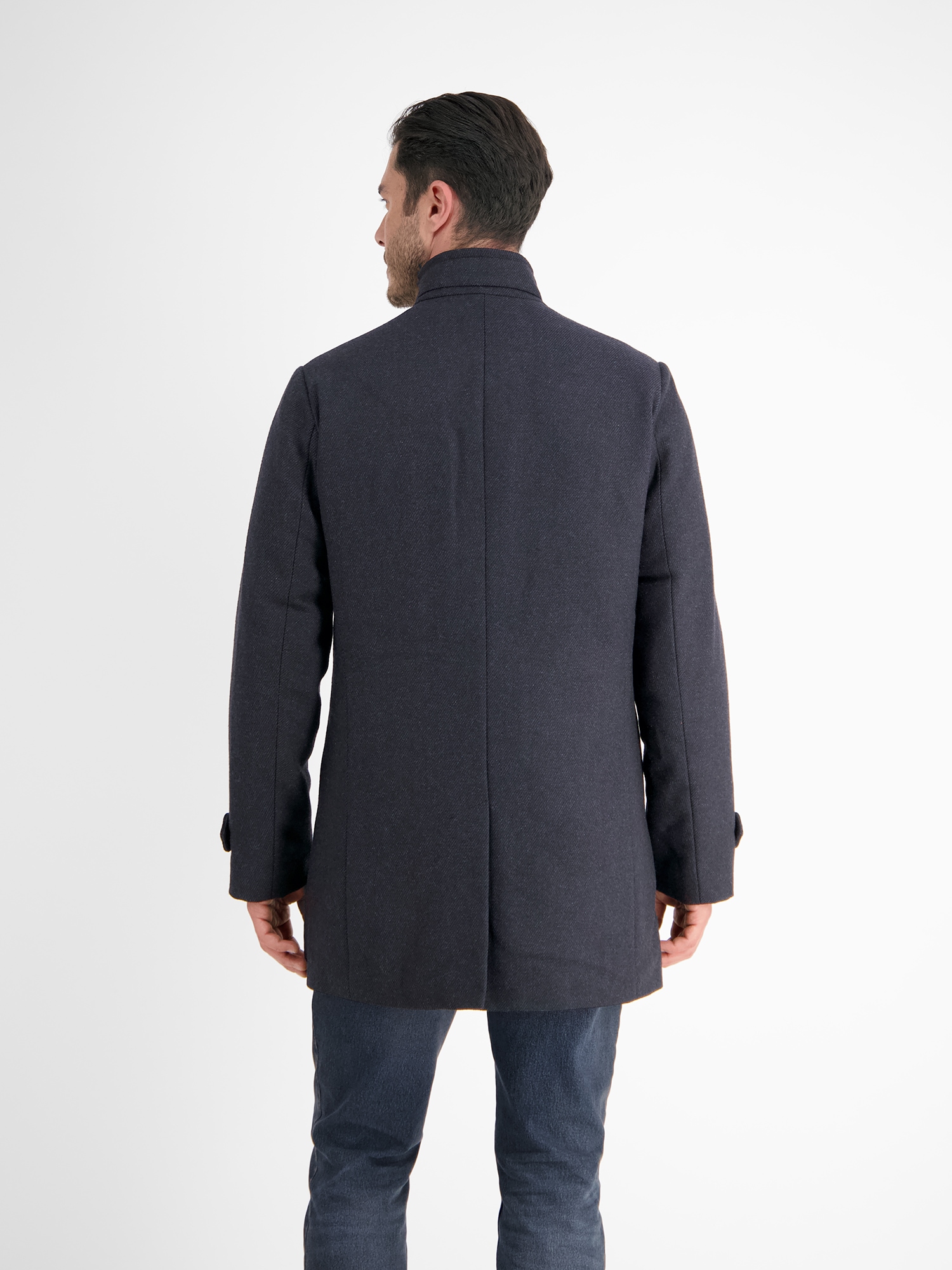 LERROS Langjacke »LERROS Mantel in elegant-sportivem Design«, ohne Kapuze, Keine Angabe