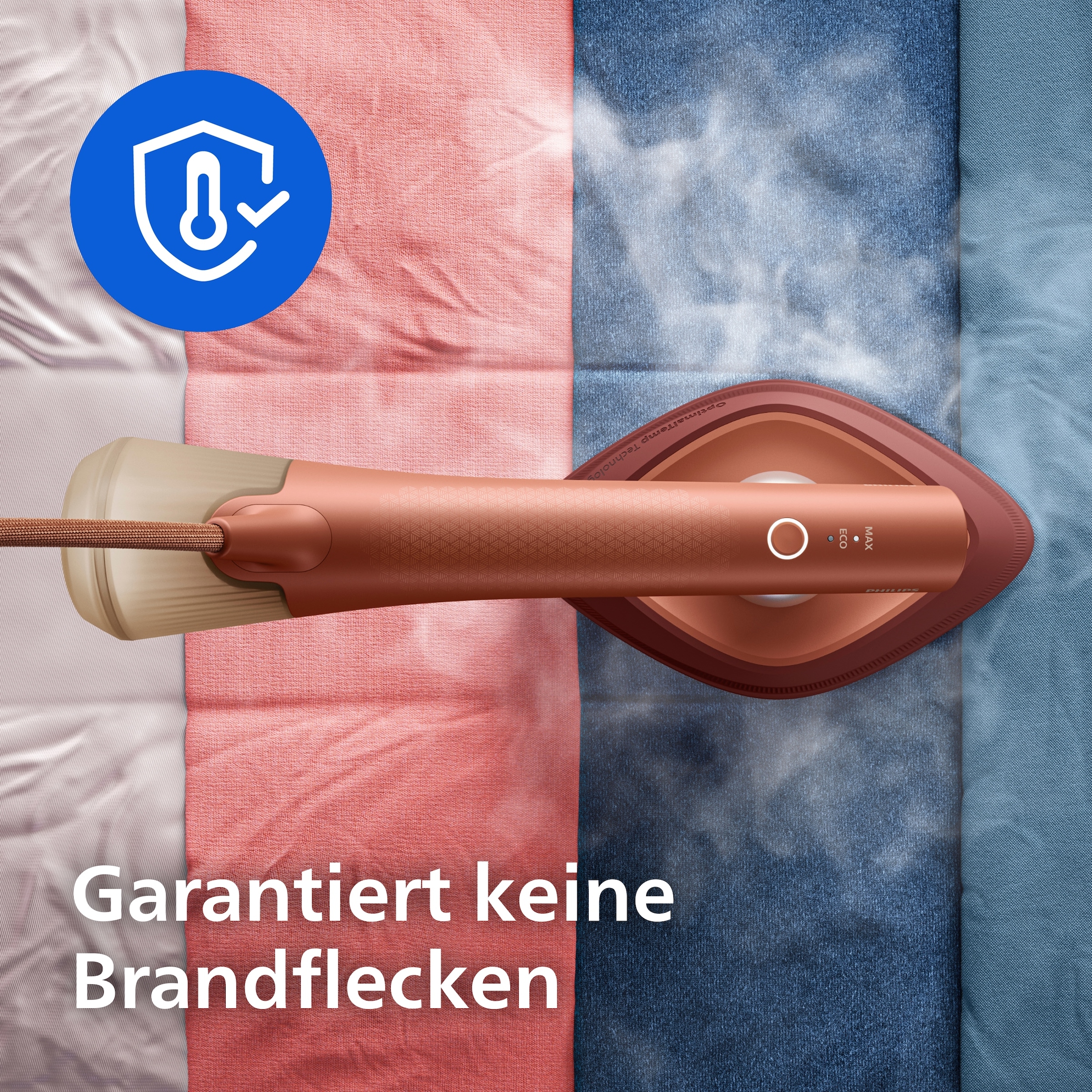 Philips Dampfbügeleisen »GC213/10 OneTurn 2-in-1 Bügeleisen & Steamer, StyleMat & Dock inkl.« 1800 W SteamGlide Plus, 200ml Wasserbehälter und 90 g Dampfstoß