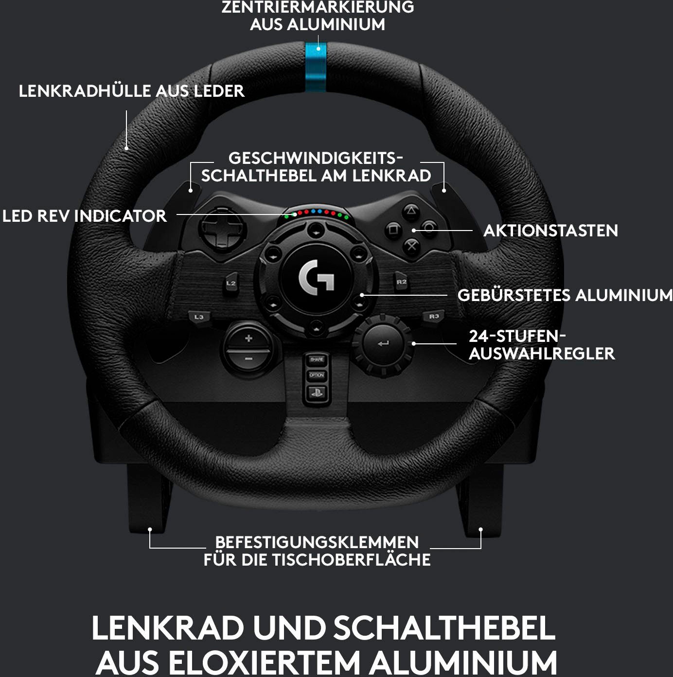 Logitech G923 Driving Force + Gran Turismo 7 - PS5 - Lenkrad