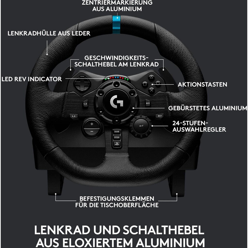 Logitech G Gaming-Lenkrad »G923 für PS5 und PC«, inkl. F1 2021