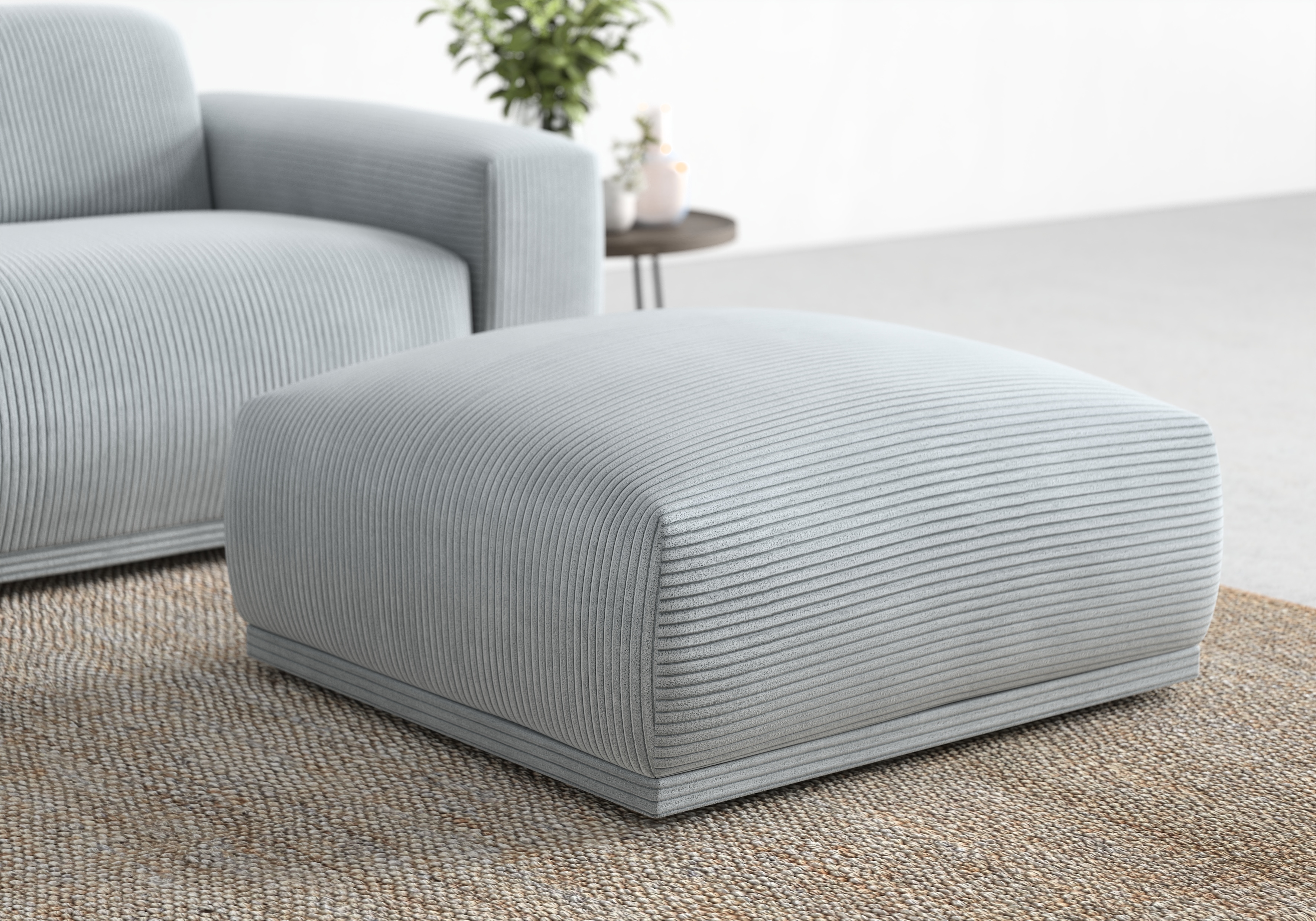 TRENDMANUFAKTUR Hocker "Braga, mit hochwertigem Kaltschaum, quadratisch, in günstig online kaufen