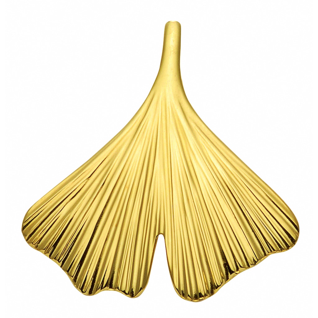 Adelia´s Kettenanhänger »Damen Goldschmuck 375 Gold Anhänger Ginkoblatt«