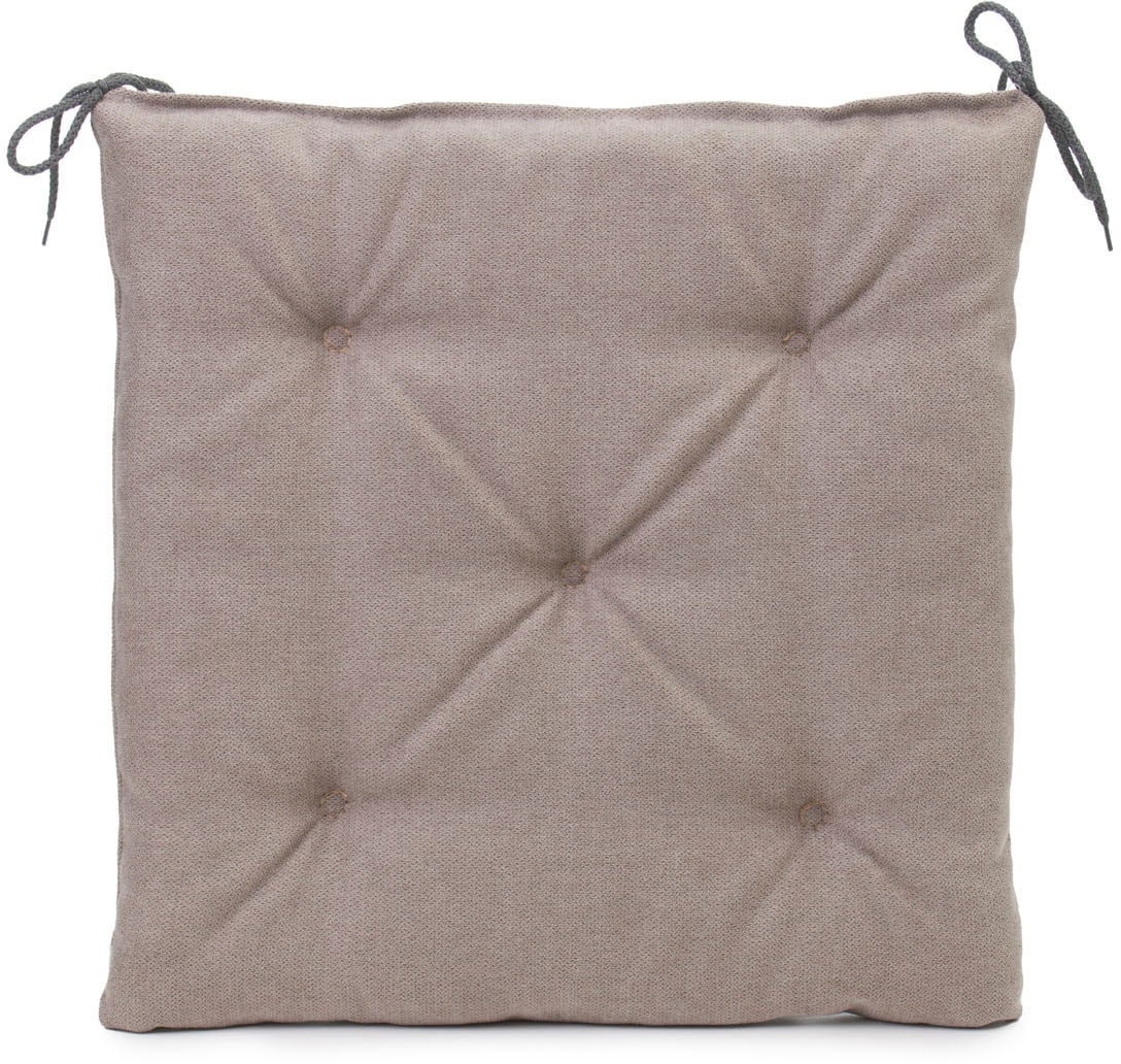 Gözze Sitzauflage "Darco Uni" 1 Stück, Maße: 40 x 40 x 4 cm, mit Füllung, m günstig online kaufen