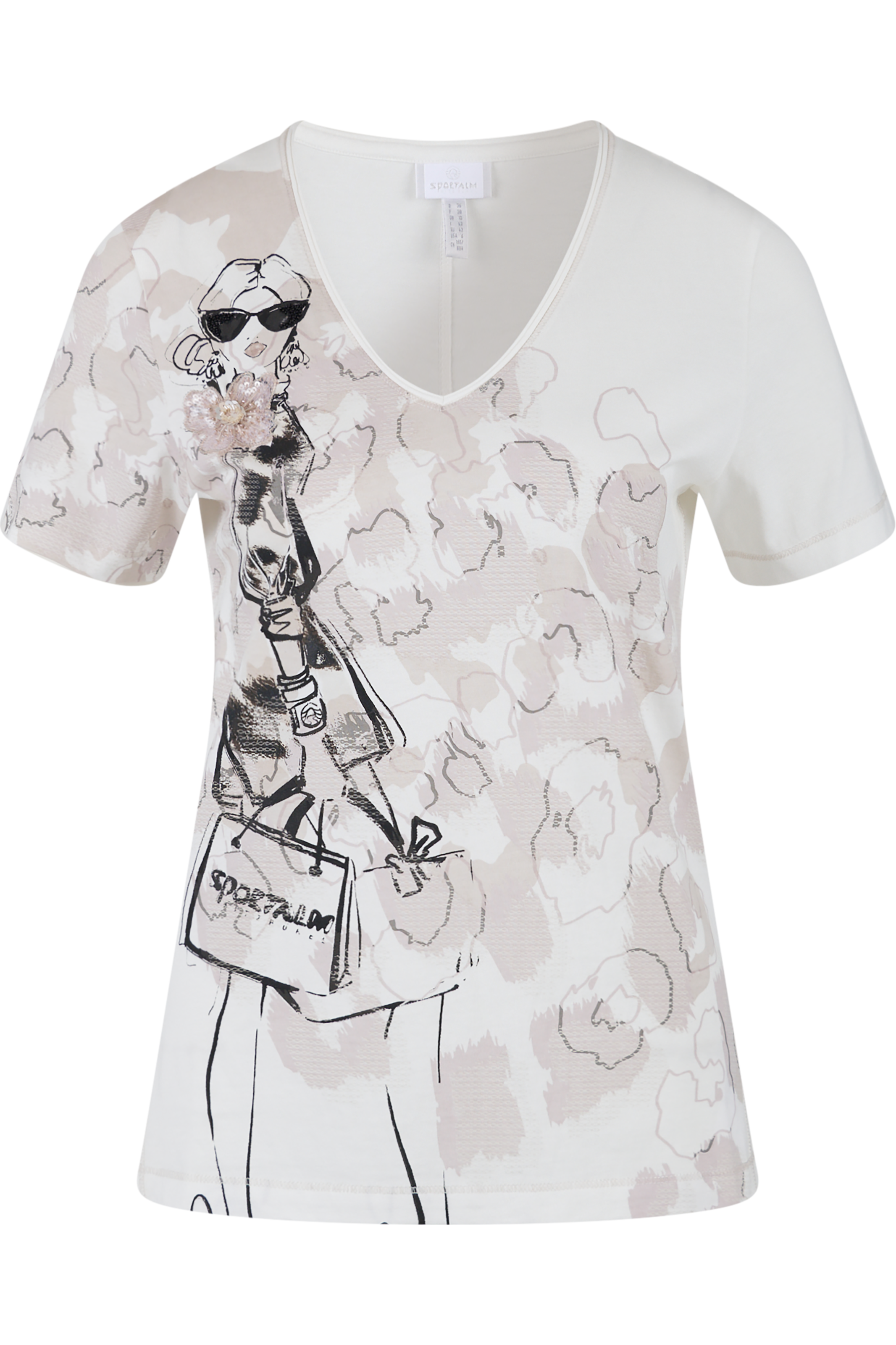 Sportalm Kitzbühel T-Shirt Regular fit mit V-Ausschnitt günstig online kaufen