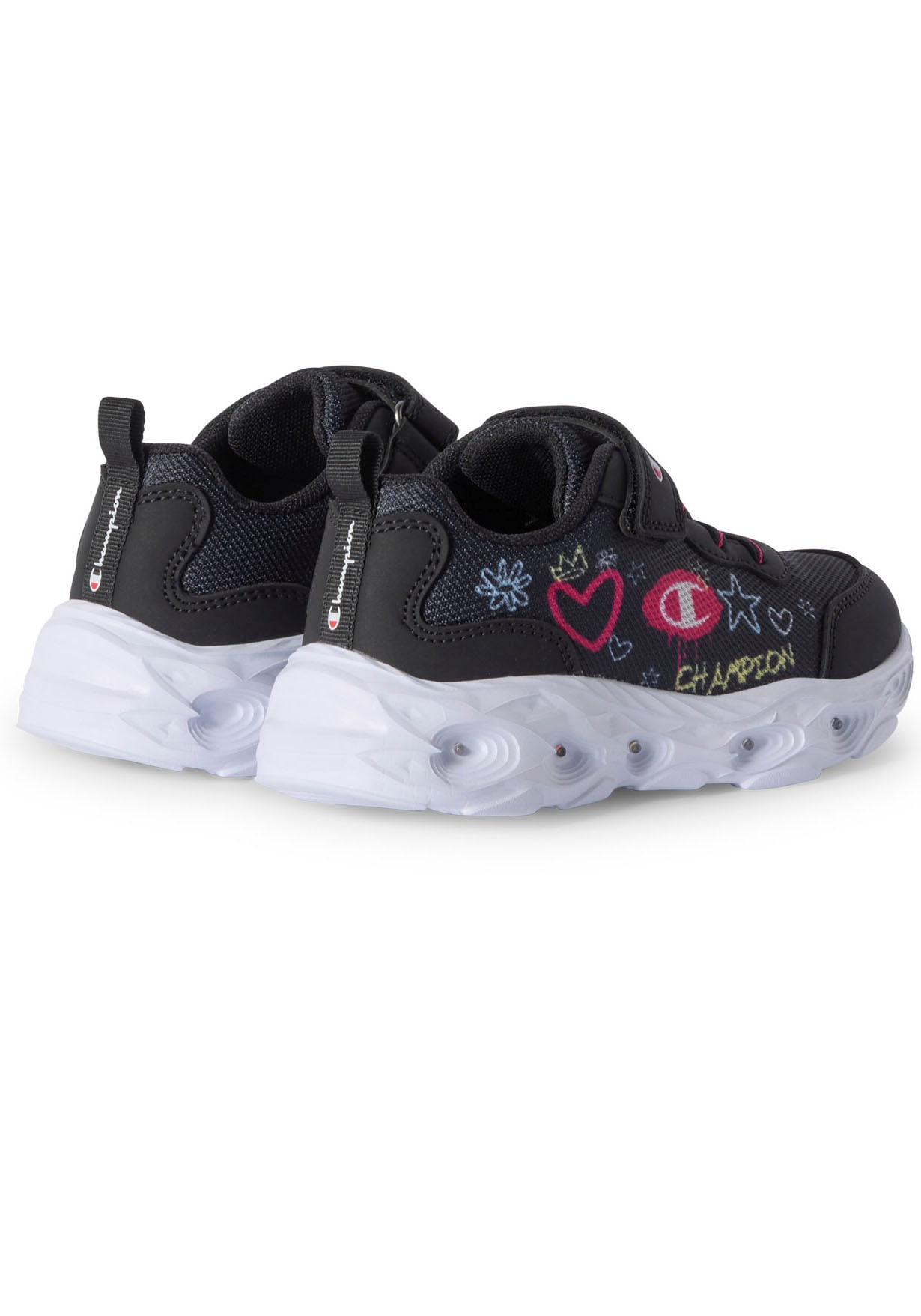 Champion Sneaker »FUNFAIR PRINT G PS«, mit cooler Blinkfunktion