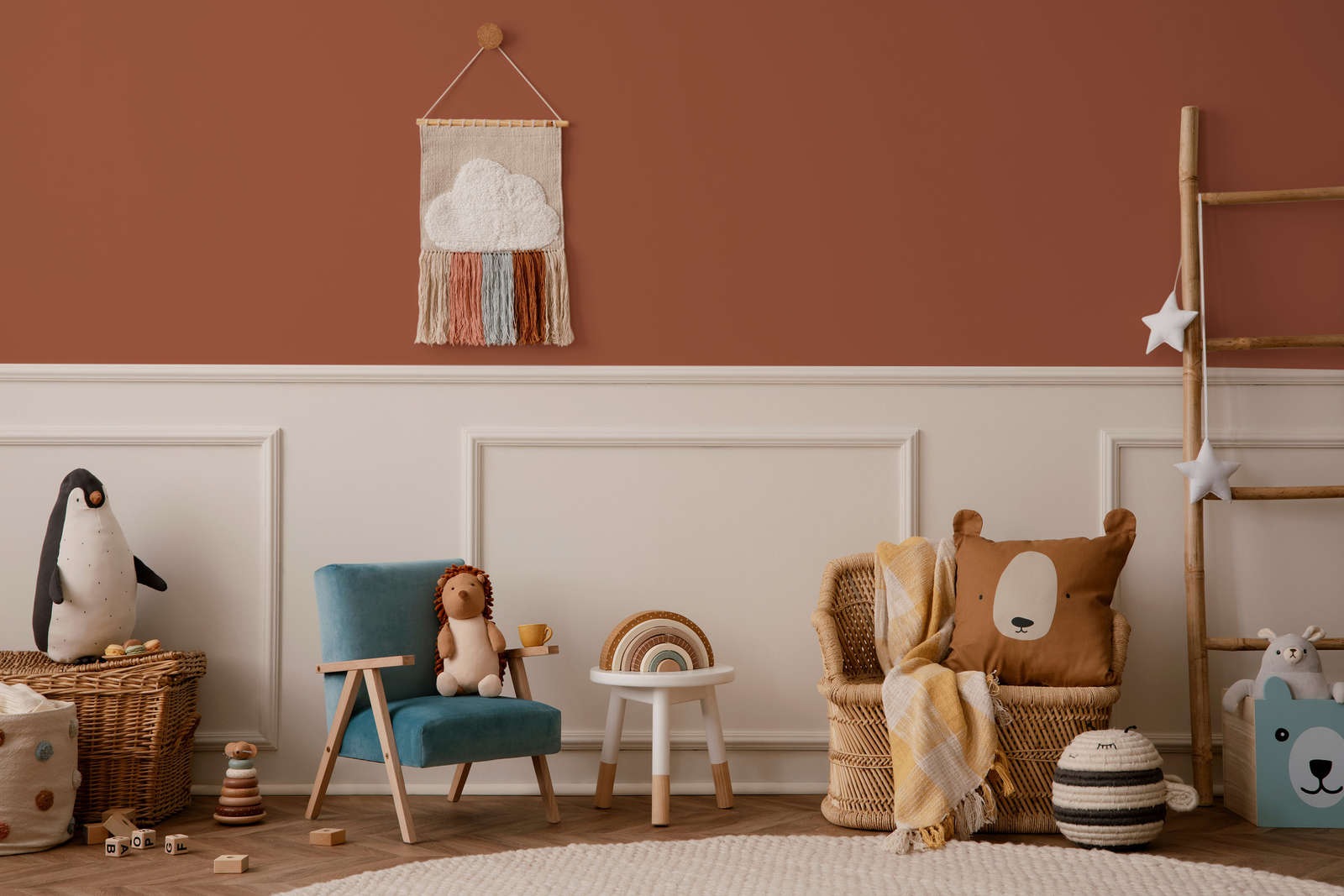A.S. Création Wandfarbe »Premium Innenwandfarbe PURO Tuchmatt dusty orange« ideal für Wohnzimmer, Schlafzimmer, Flur und Küche, Farbwelt Orange