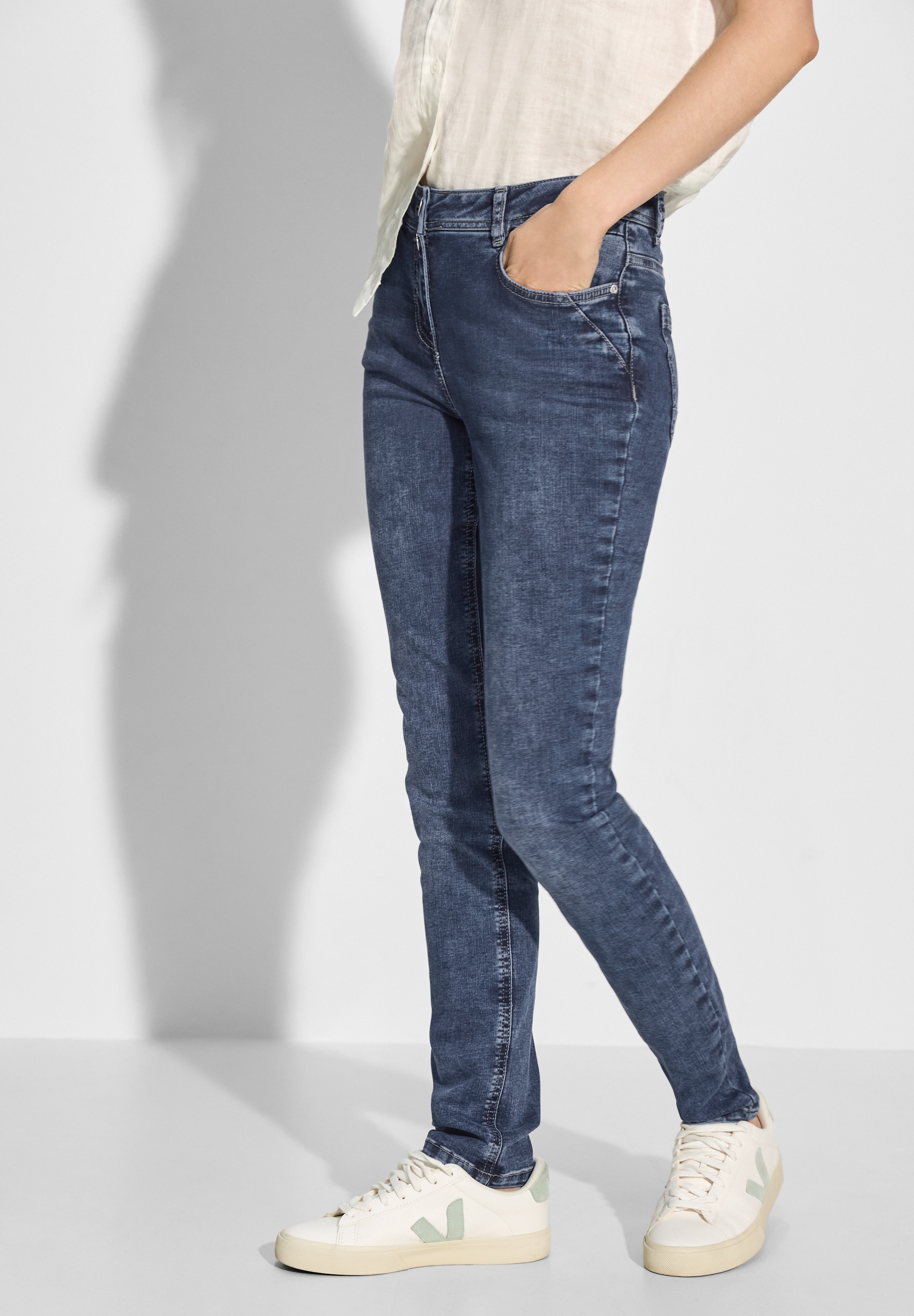 Cecil Slim-fit-Jeans, 5-Pocket-Style
