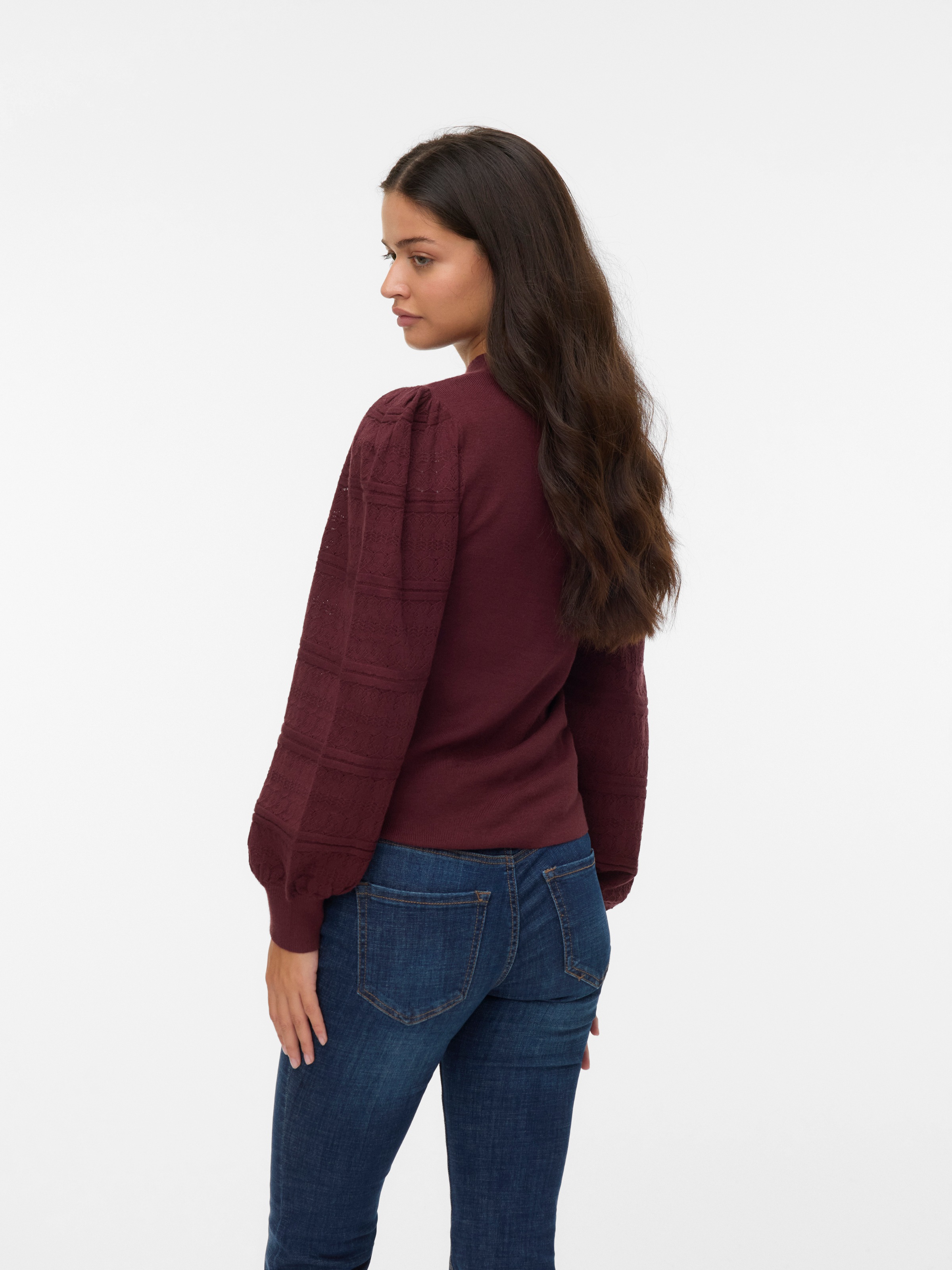Vero Moda Strickpullover "VMNEWLIMONE LS HIGHNECK PULLOVER BOO" günstig online kaufen