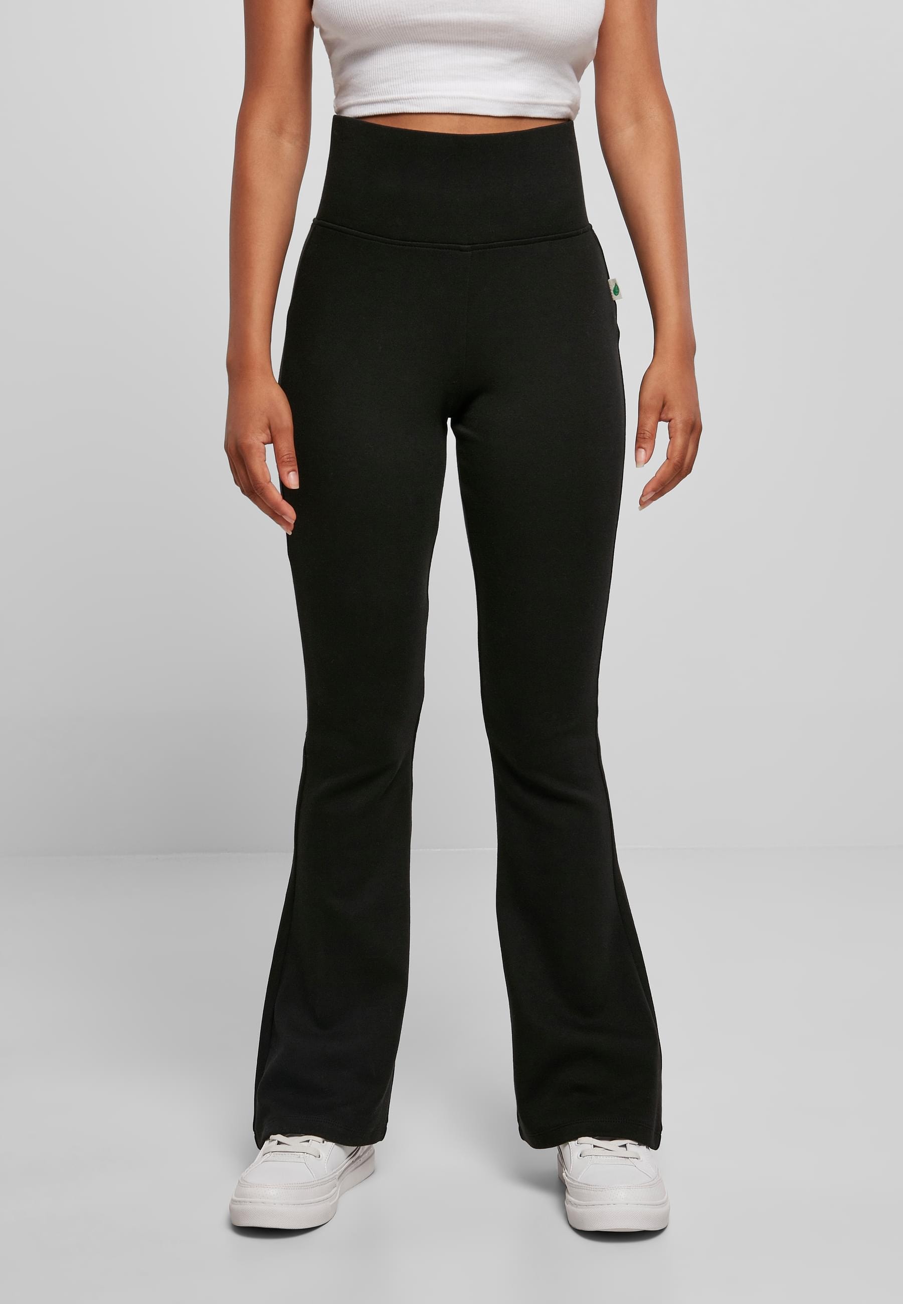 URBAN CLASSICS Leggings »Urban Classics Damen Ladies Organic Interlock Bootcut Leggings«, (1 tlg.)