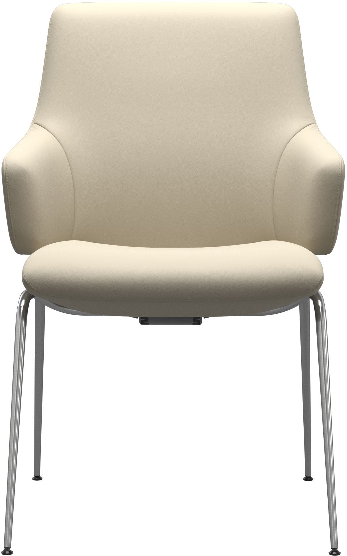 Stressless® Polsterstuhl »Laurel«, Leder BATICK, Low Back mit Armlehne, Größe L, mit Beinen aus Stahl in Chrom glänzend