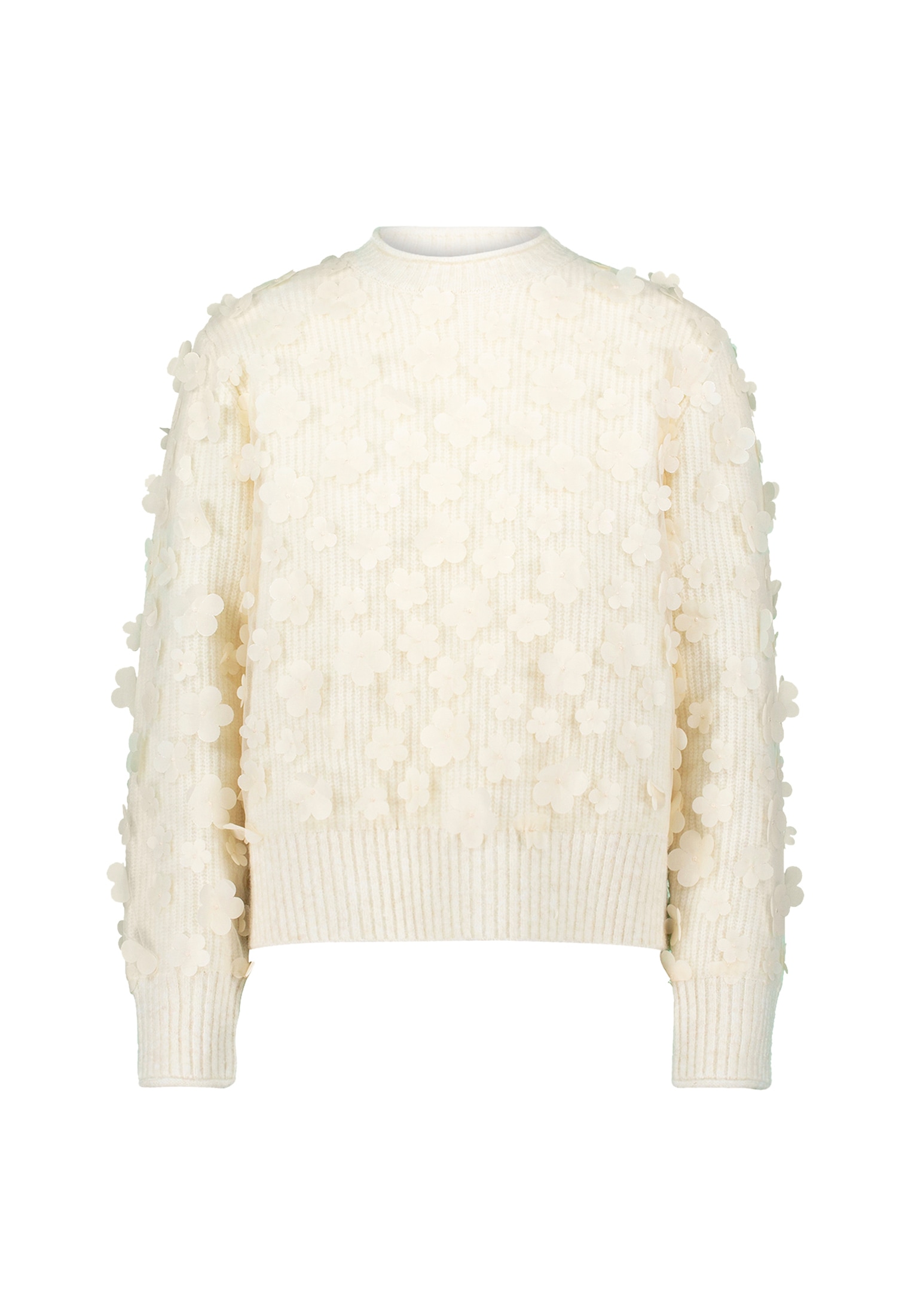 Zero Strickpullover »Damen mit 3 D Blüten« 1 tlg. weiteres Detail