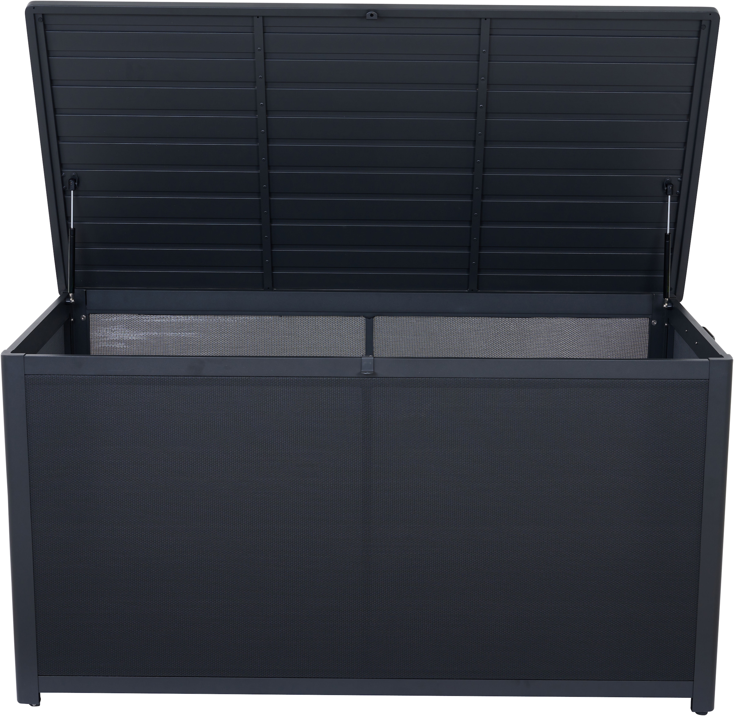 Siena Garden Kissenbox Gestell aus Aluminium, Ranotex® Bezug, 159x79x83cm anthrazit