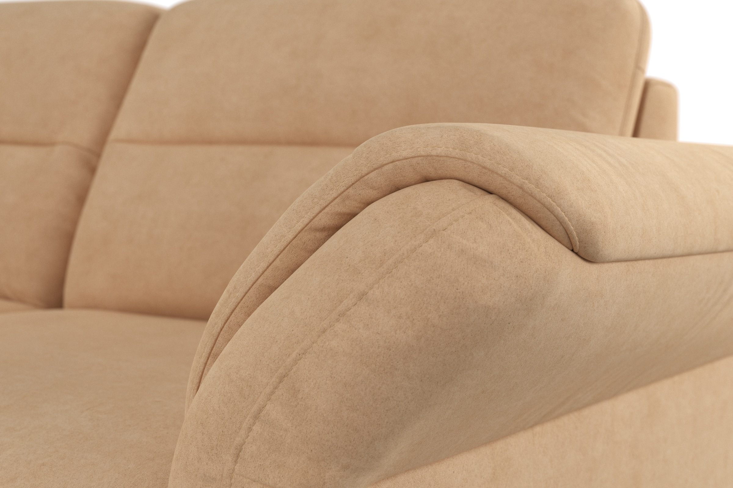 sit&more Ecksofa »Mellum L-Form«, Federkern, wahlweise mit Bettfunktion, Bettkasten und Armteilfunktion