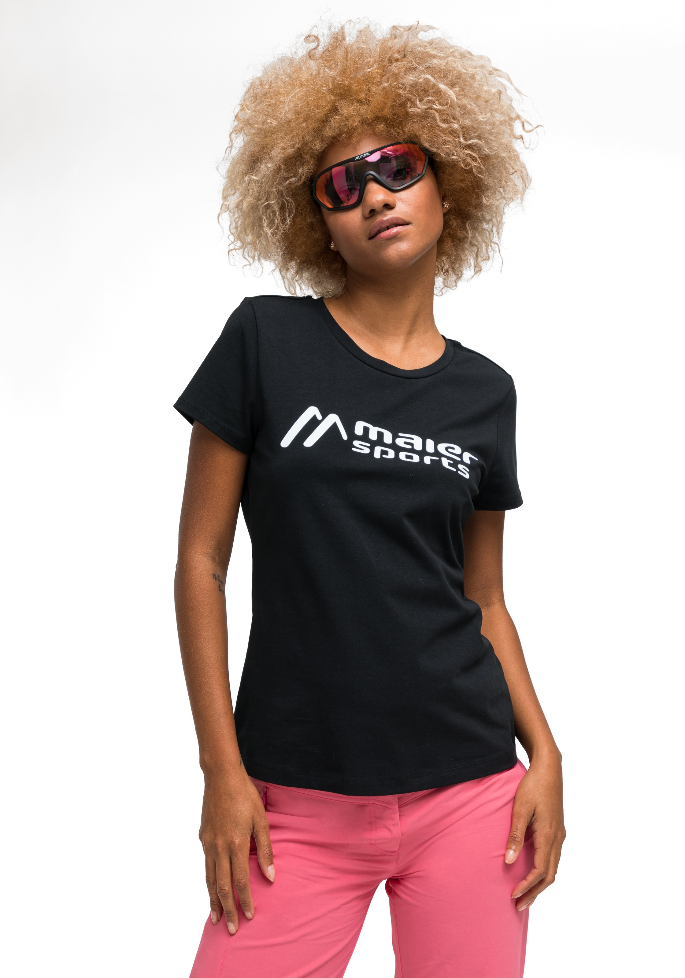 Maier Sports Funktionsshirt "MS Tee W", Vielseitiges Rundhalsshirt aus elas günstig online kaufen