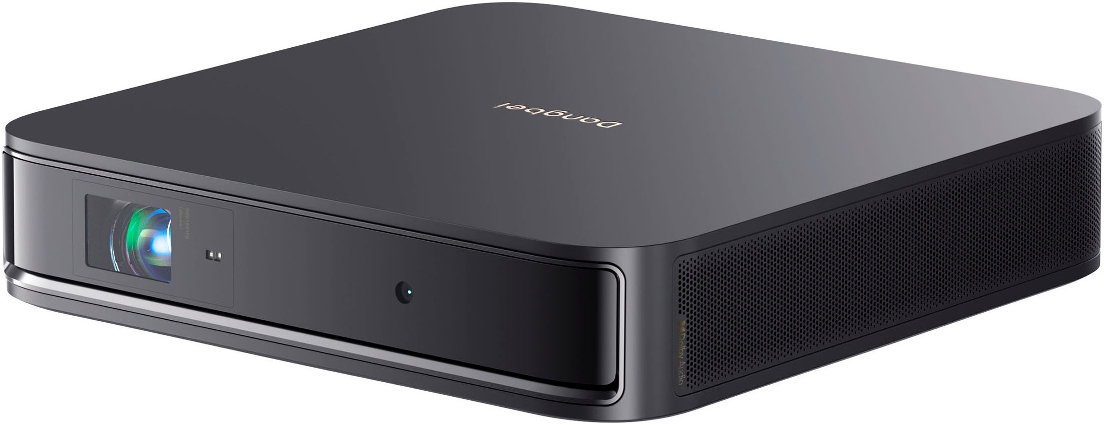 DANGBEI Beamer "Atom Laser Google TV OS Beamer", B:19,8cm H:4,8cm T:19,5cm, schwarz, Wohnzimmer, Beamer