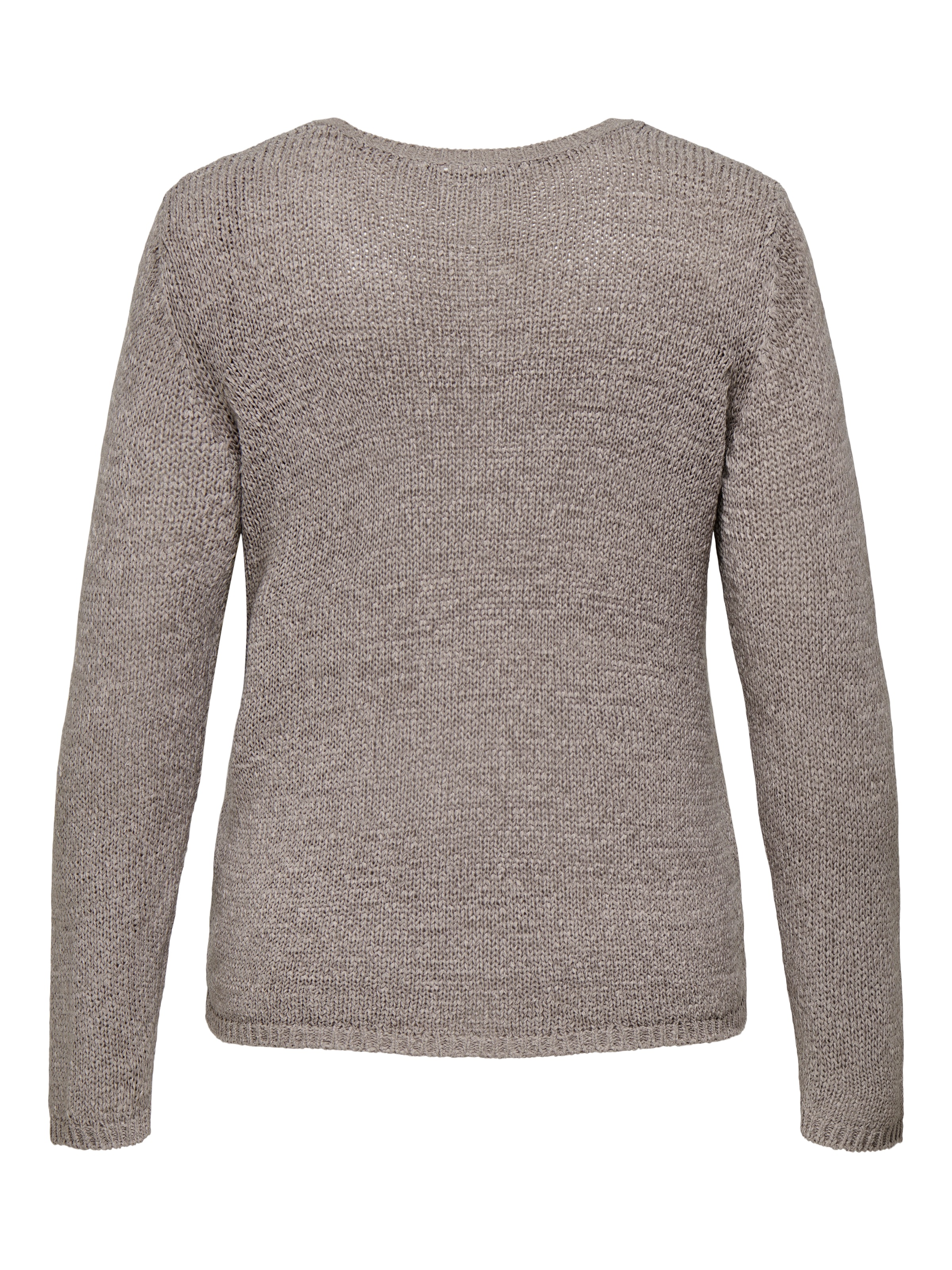 ONLY CARMAKOMA V-Ausschnitt-Pullover "CARGEENA L/S V-NECK KNT NOOS" günstig online kaufen