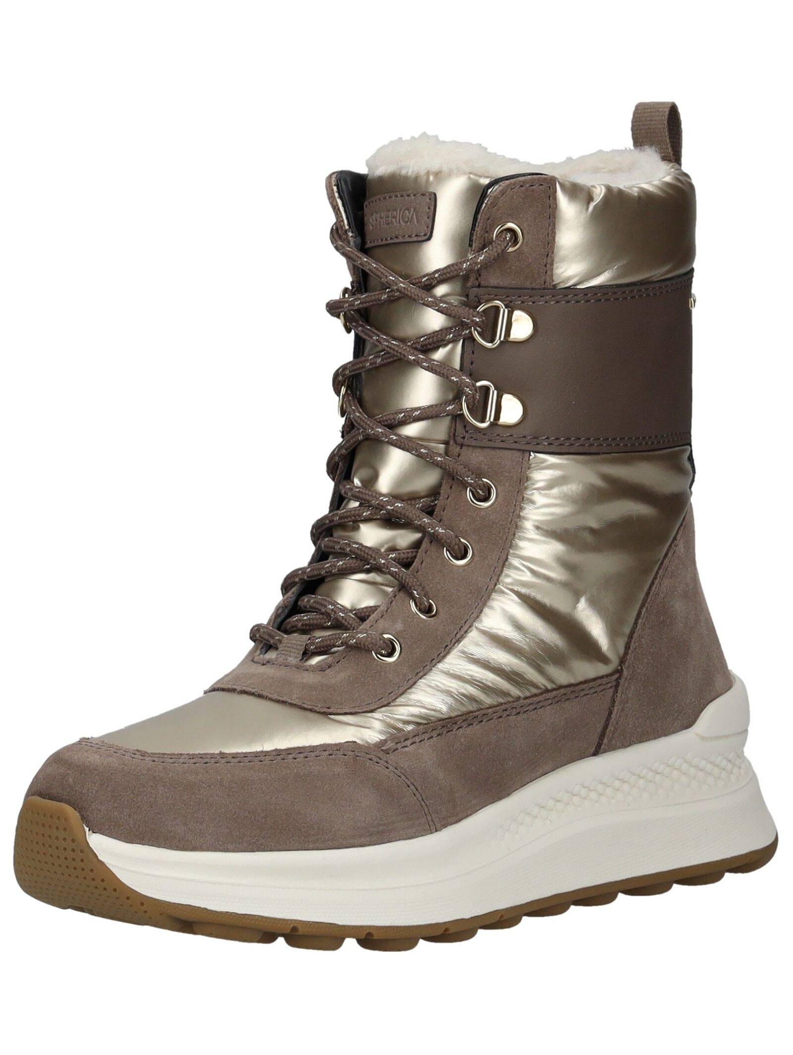 Geox Schnürstiefelette "Geox Stiefelette Leder/Textil" günstig online kaufen