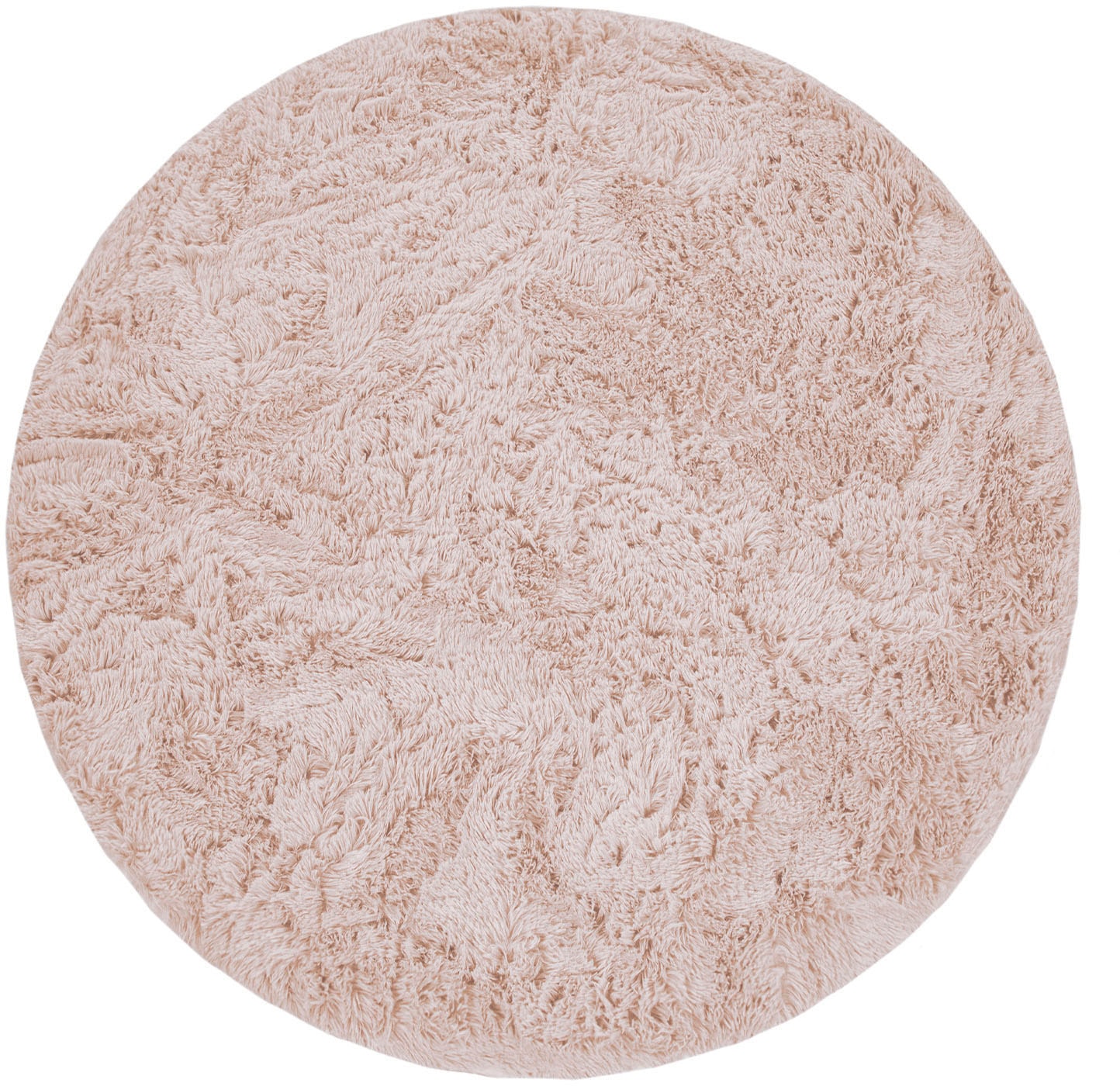 Paco Home Hochflor-Teppich »Silky 591«, rund, 37 mm Höhe, Uni Farben, besonders weich und kuschelig