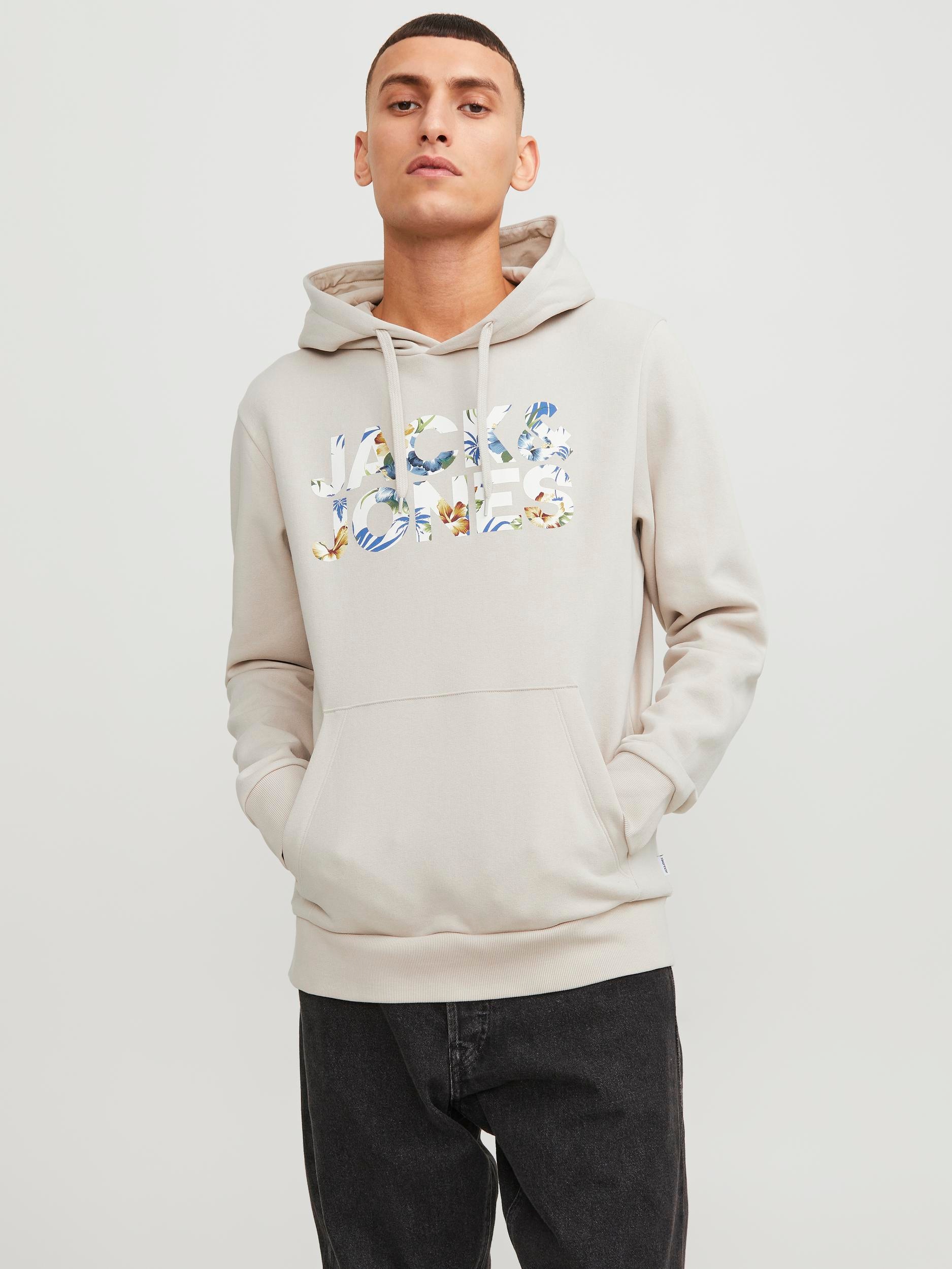 Kapuzensweatshirt »JJEJEFF CORP LOGO SWEAT HOOD LN«