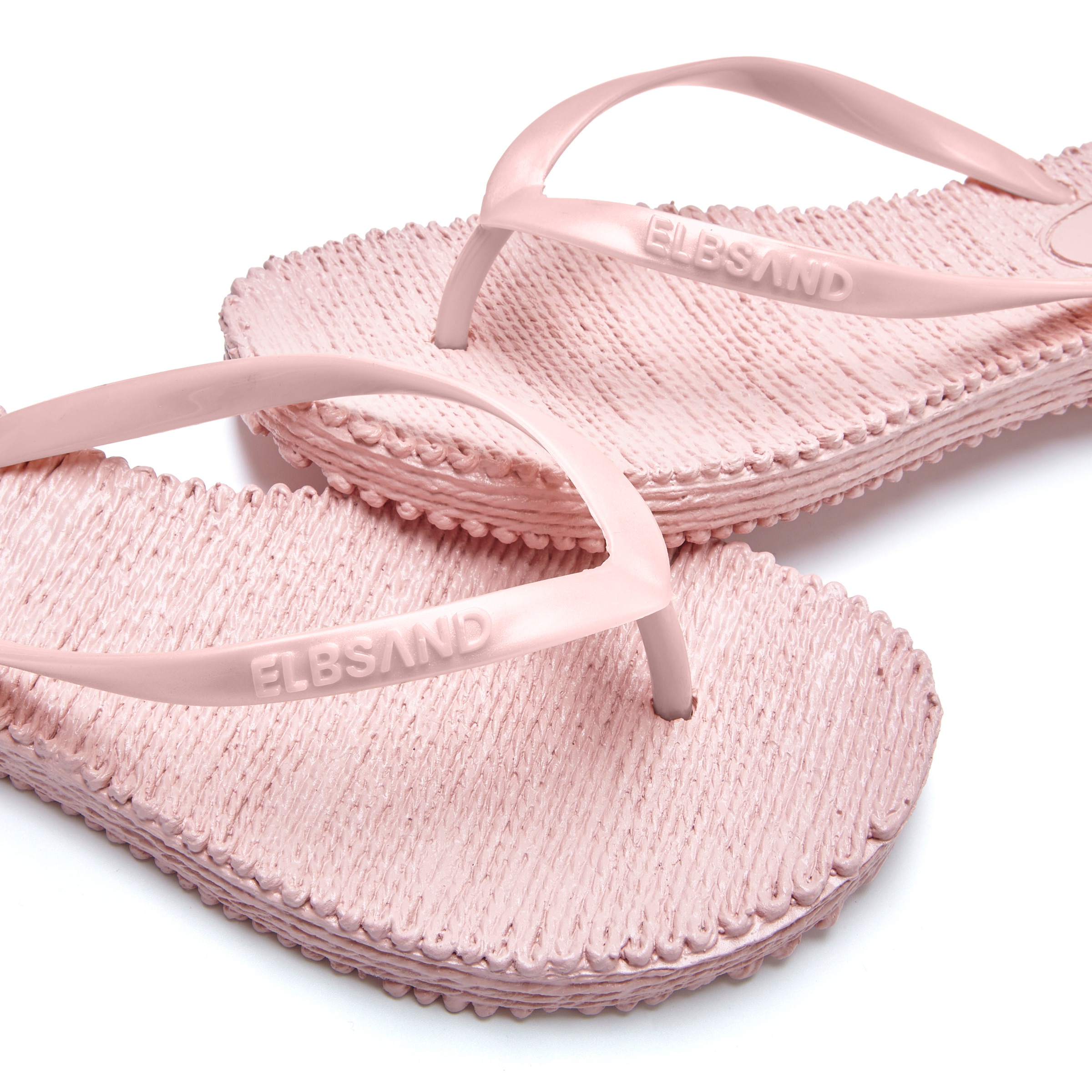 Elbsand Zehentrenner »Sandale, Pantolette,«  Zehentrenner, Badeschuh ultraleicht mit Bastoptik, unisex VEGAN