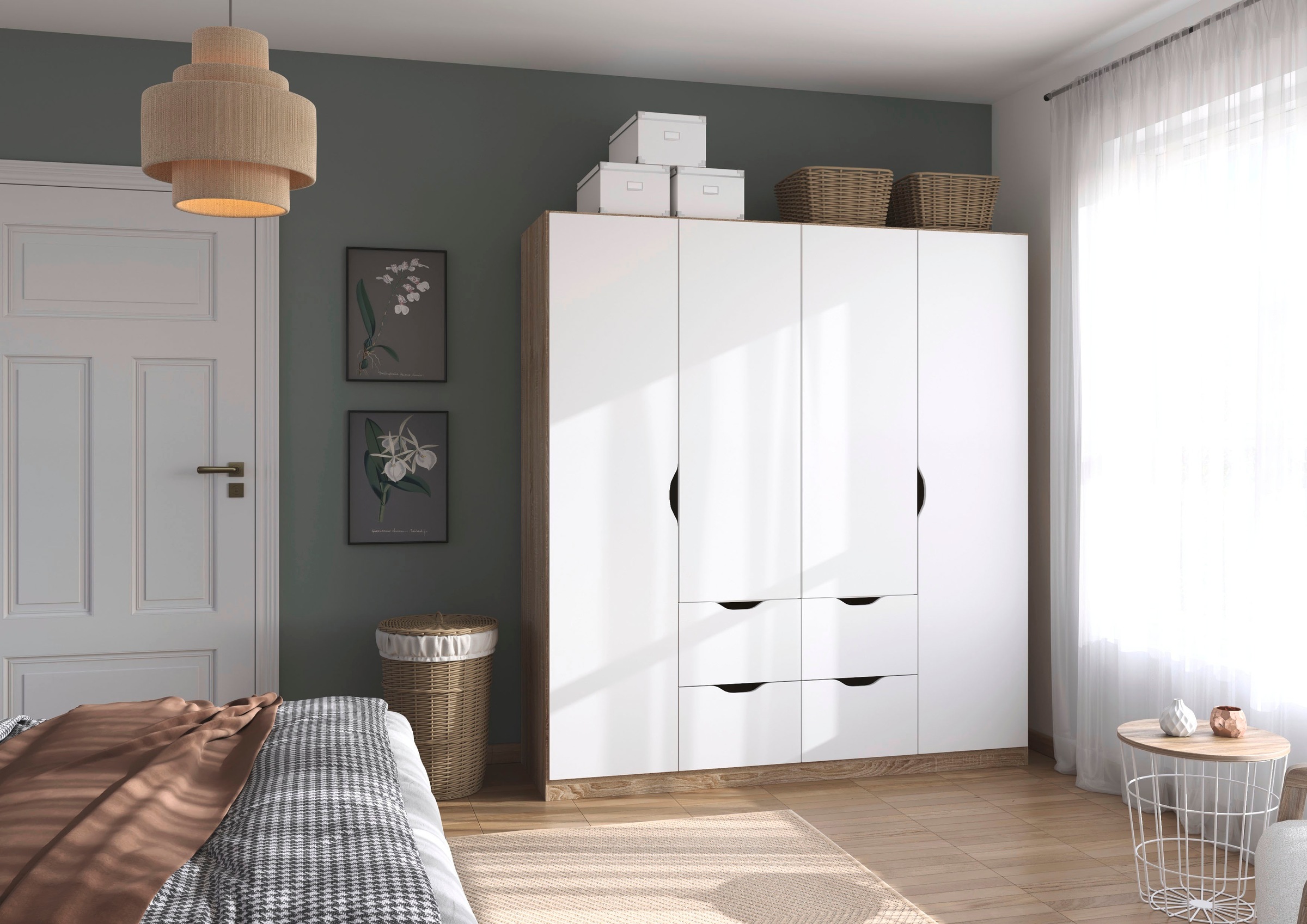 rauch Kleiderschrank "Freising geräumiger Schrank Garderobe Schlafzimmersch günstig online kaufen