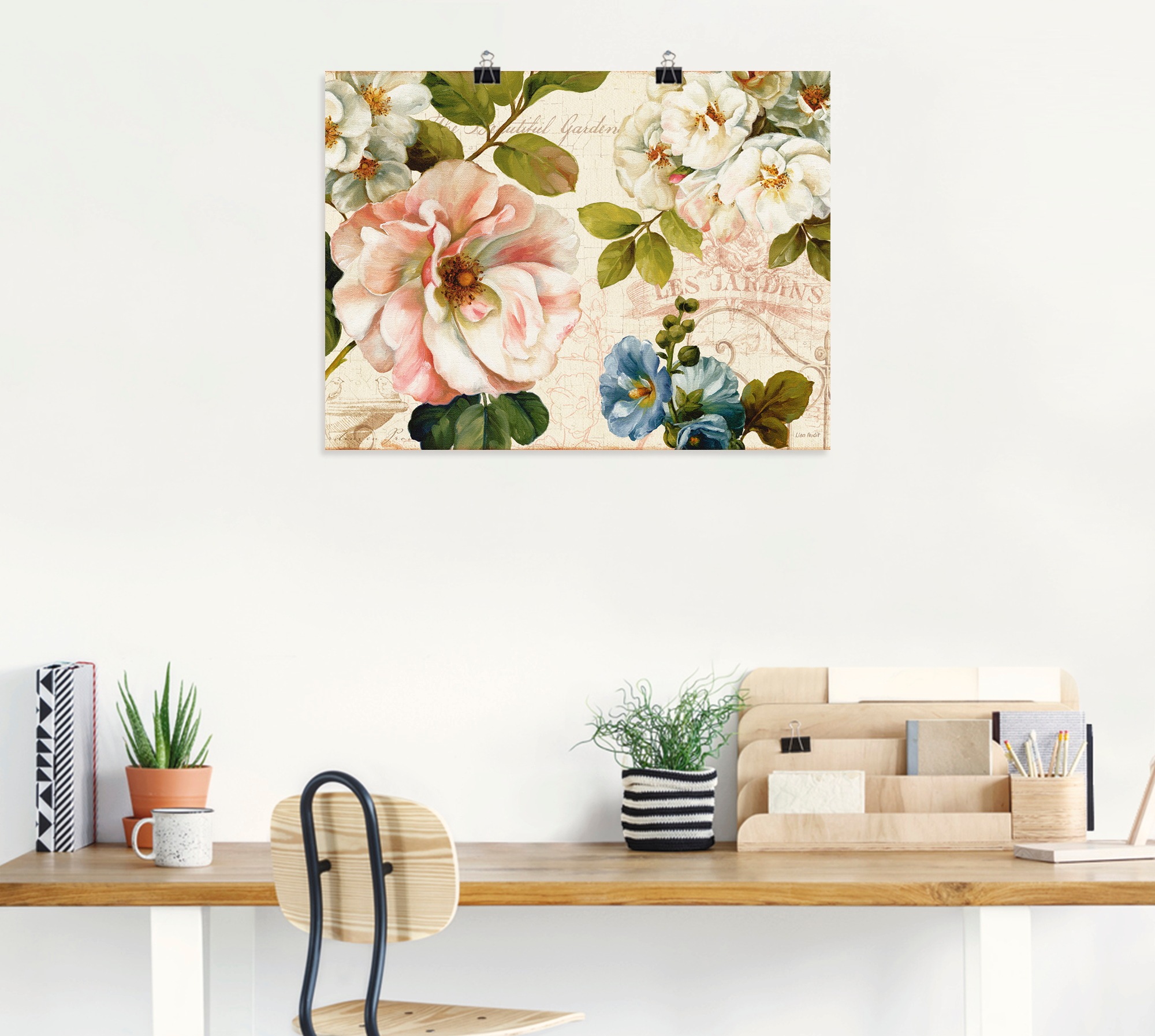 Artland Wandbild "Garten I", Blumen, (1 St.), als Leinwandbild, Poster, Wan günstig online kaufen