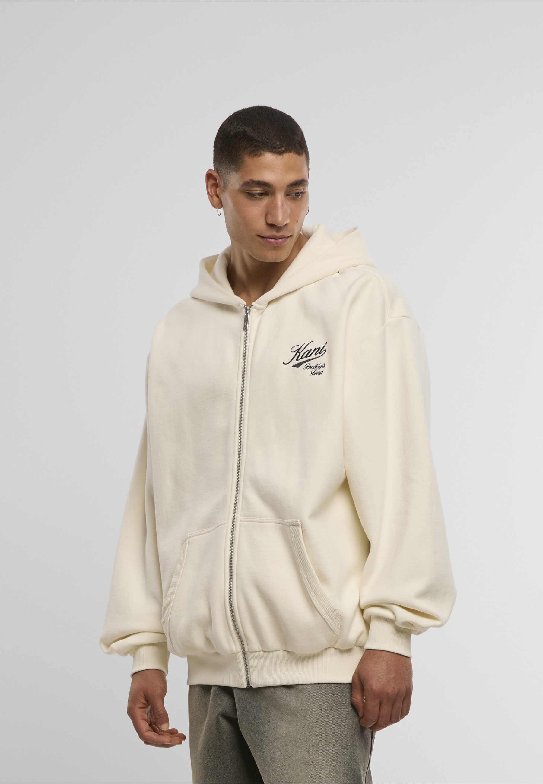 Karl Kani Neopren-Hoodie »Karl Kani Cursive Varsity Oversized Zip Hoodie« 1