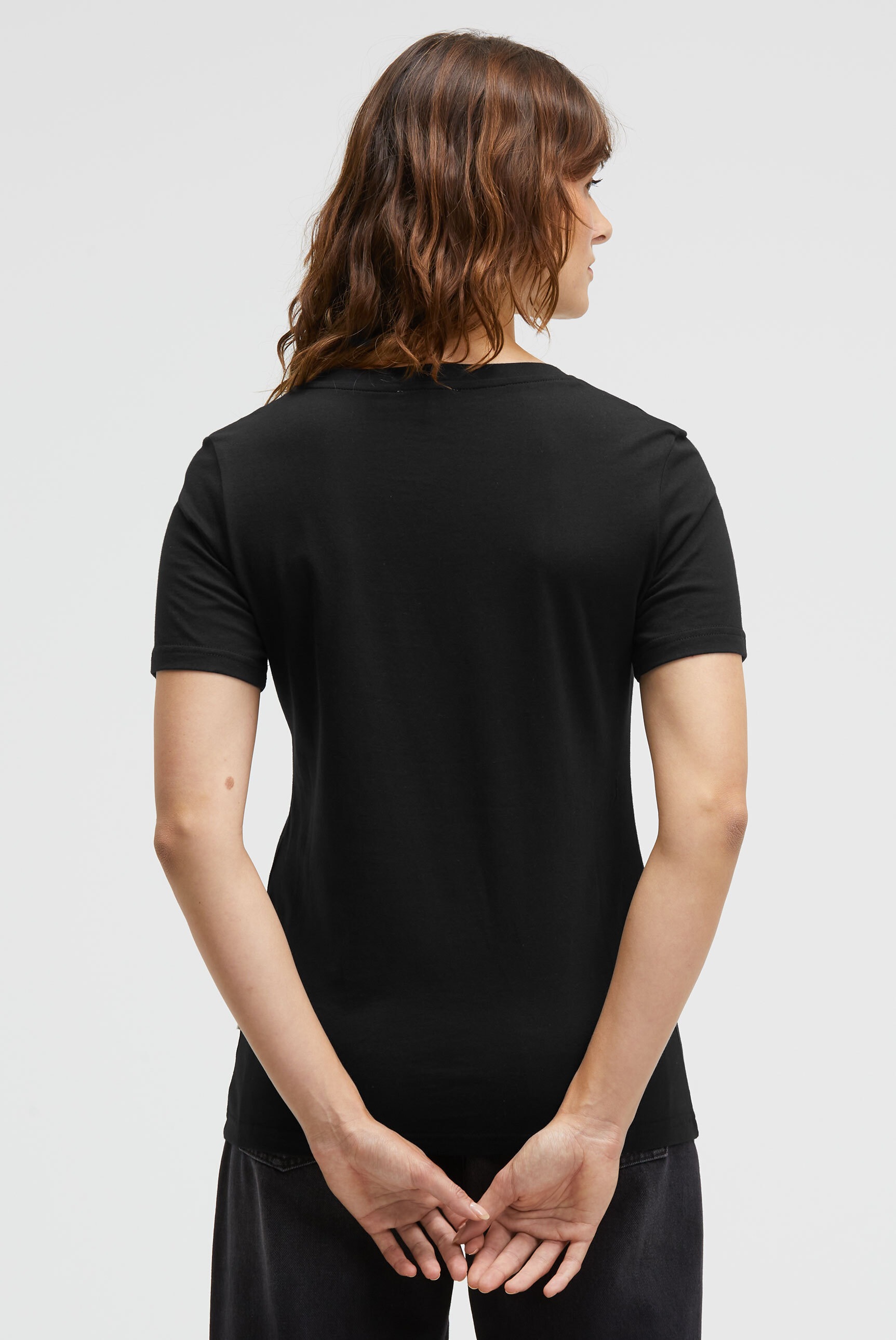 SENSES.THE LABEL V-Shirt, aus Baumwolle