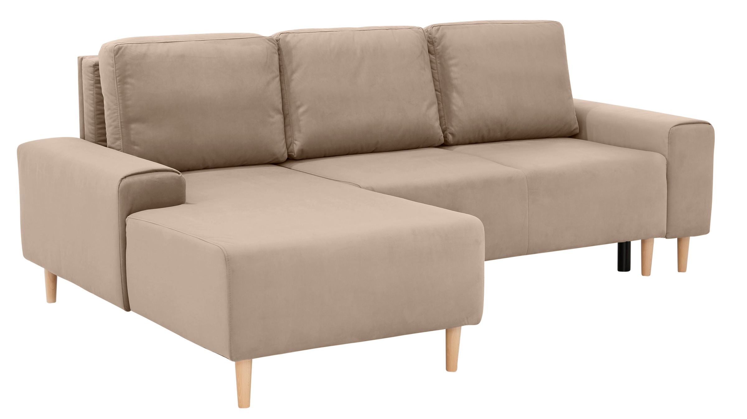INOSIGN Ecksofa »Samu L-Form«, wahlweise mit Bettfunktion und Bettkasten