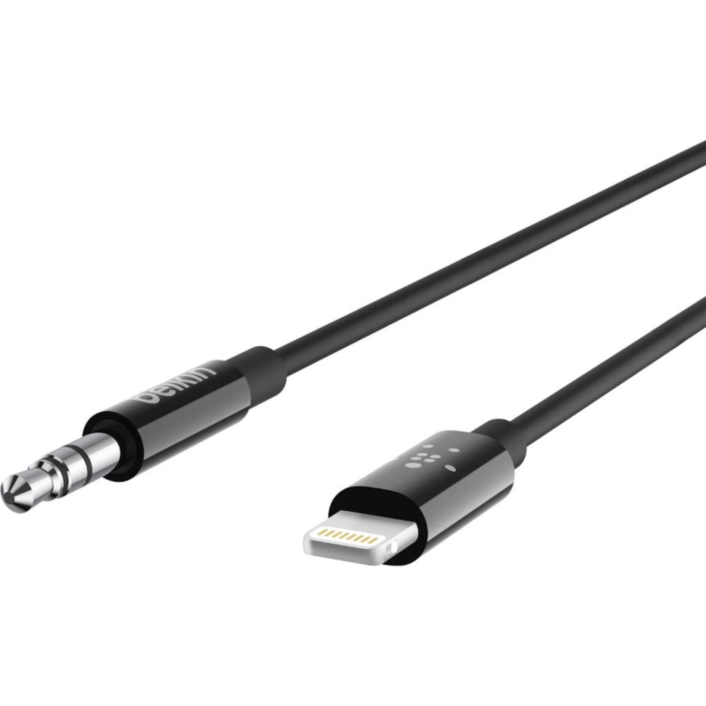 Belkin Audio-Kabel »MixIT Lightning auf 3,5mm AUX Kabel, 0.9 m«, 3,5-mm-Klinke-Lightning, 90 cm