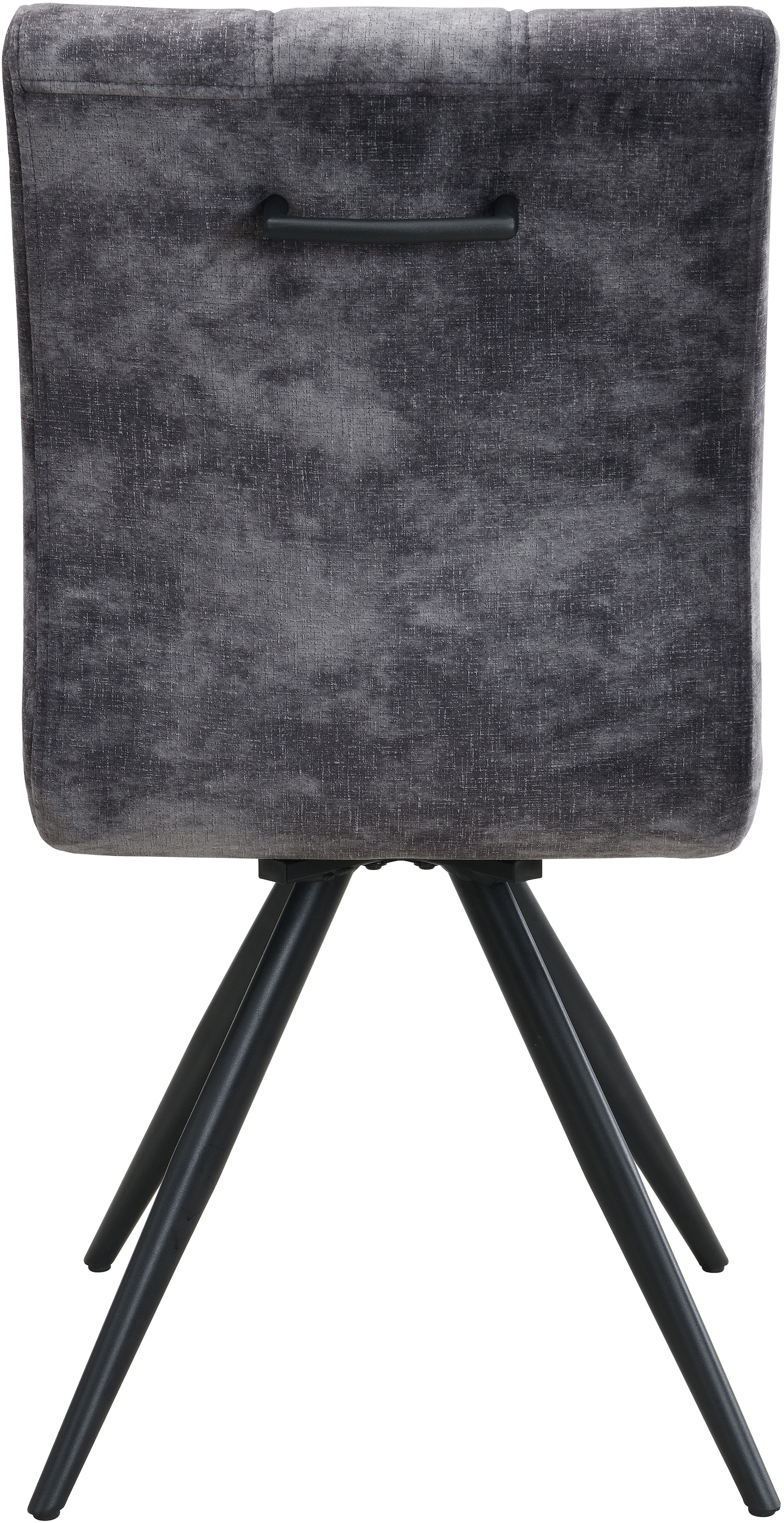 HELA Drehstuhl »PORTO« (Set) 1 Stk.4-Fuß, 360° drehbar, Federkorb, Vintage Velvet Optik, mit Griff