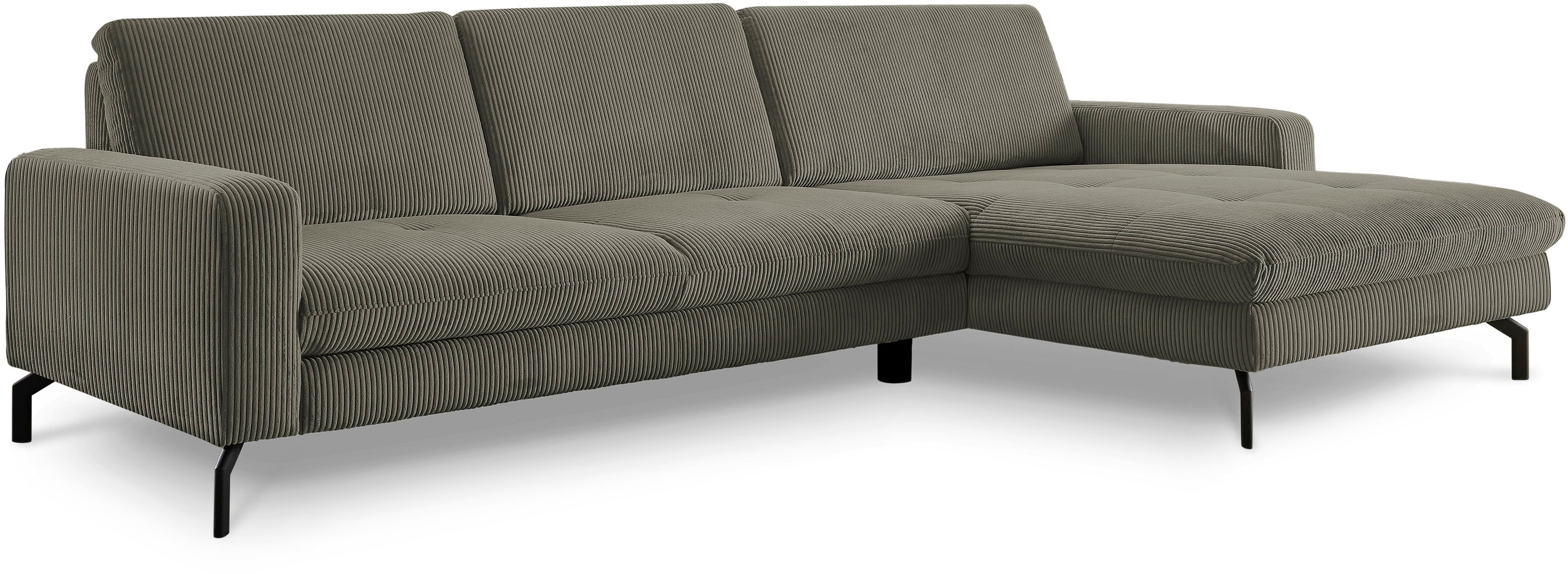 Die PlanBar Ecksofa "MP-IN20110 L-Form mit Kaltschaum-Polsterung" optional mit Funktionen erhältlich