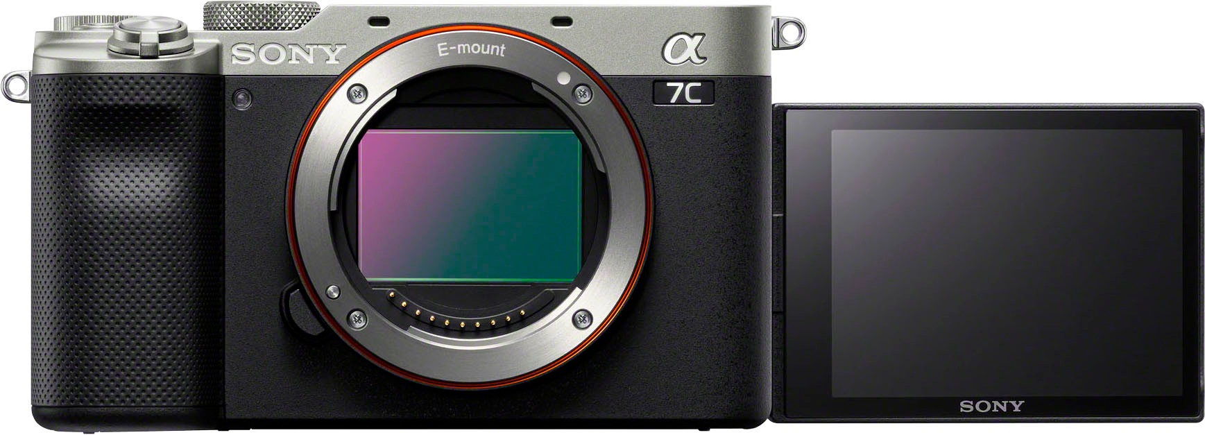 Sony Systemkamera »A7C«, 24,2 MP, 4K Video, 5-Achsen Bildstabilisierung, NFC,  Bluetooth, nur Gehäuse | BAUR