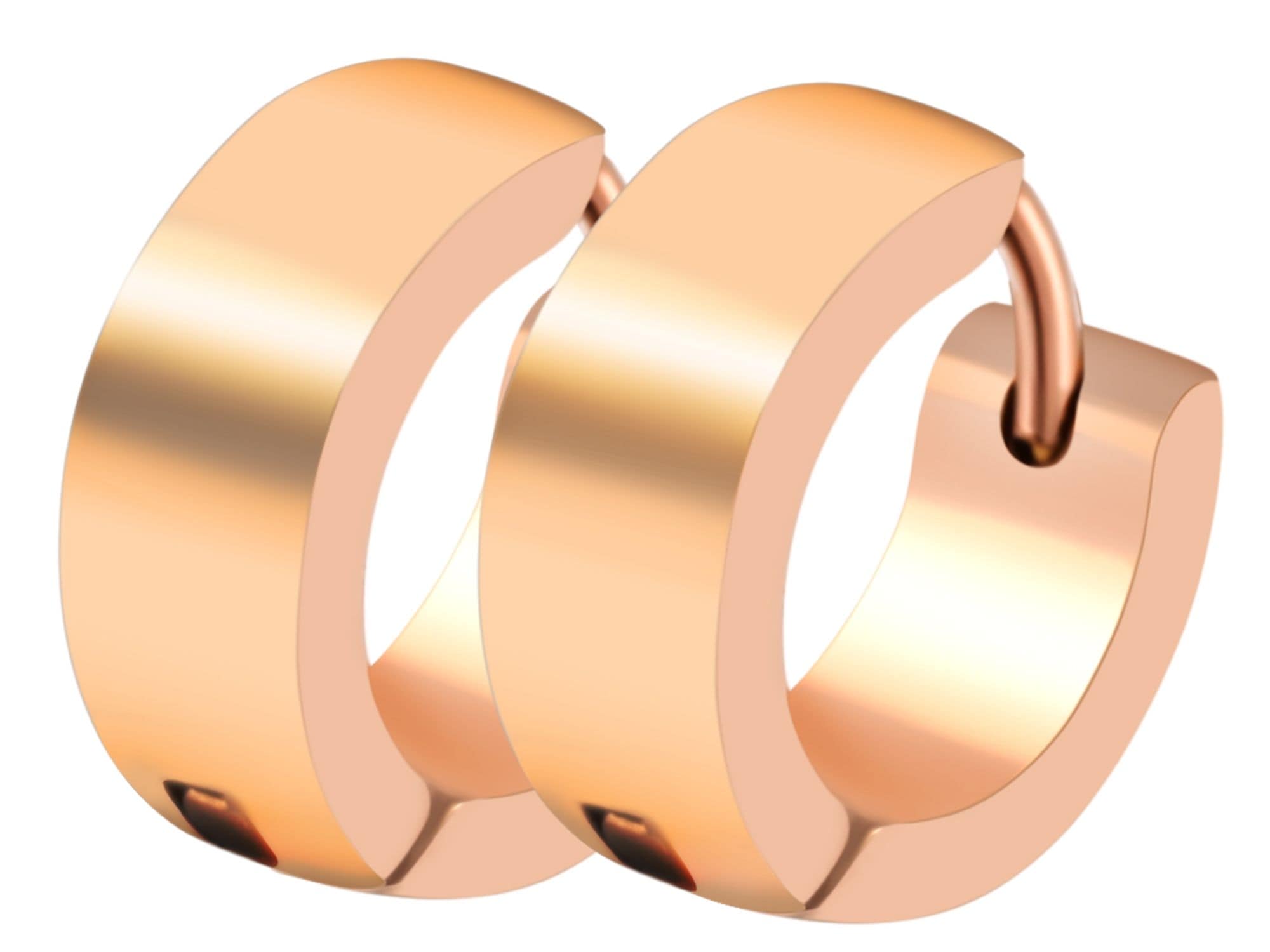 Adelia´s Klappcreolen »Damen Ohrringe – Klappcreole aus Edelstahl« Zum Verschenken – ideal zum Muttertag