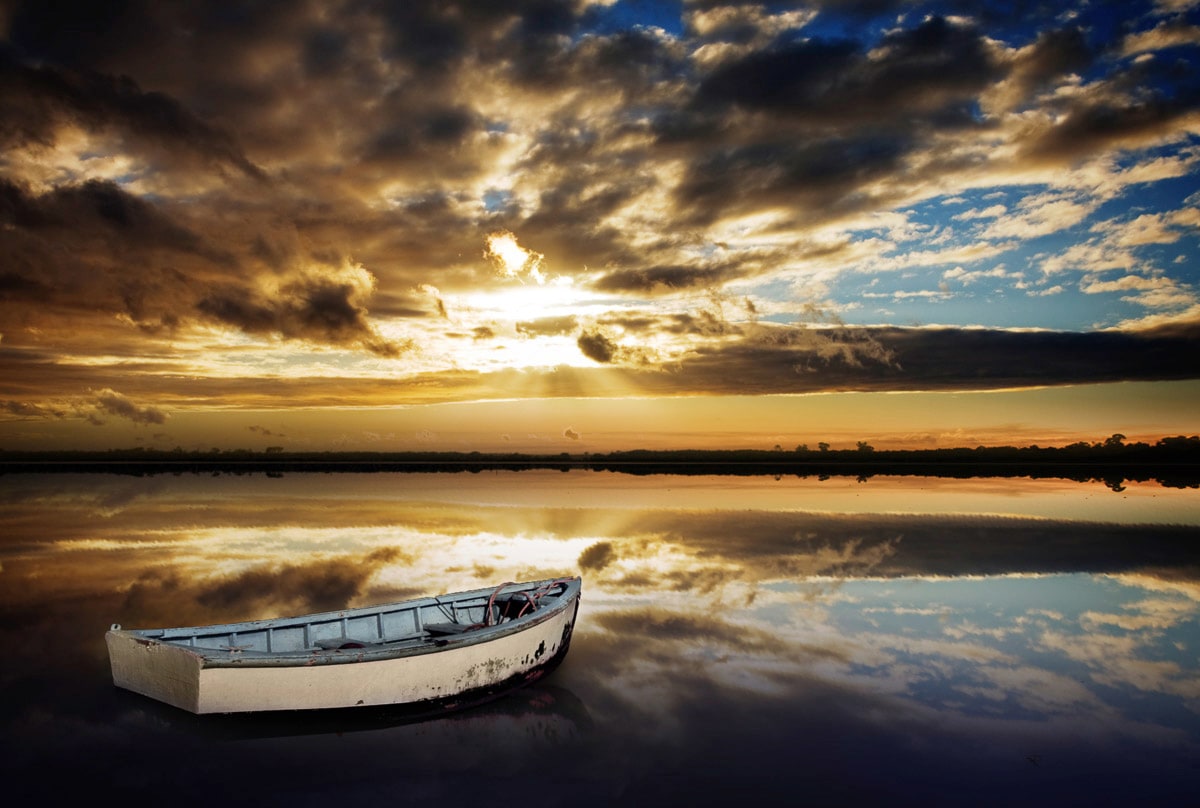 Papermoon "Schiff im Wasser"