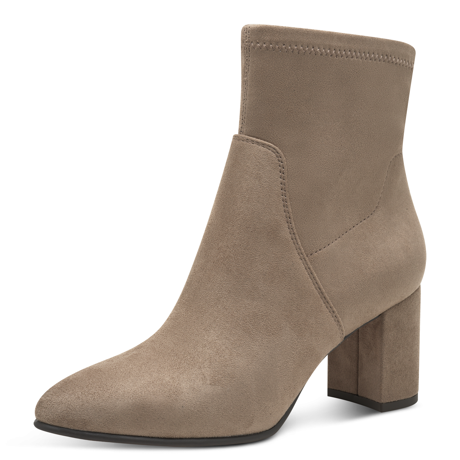 MARCO TOZZI Stiefelette  Blockabsatz, Ankle Boots mit zweckmäßigem Innen-Reißverschluss