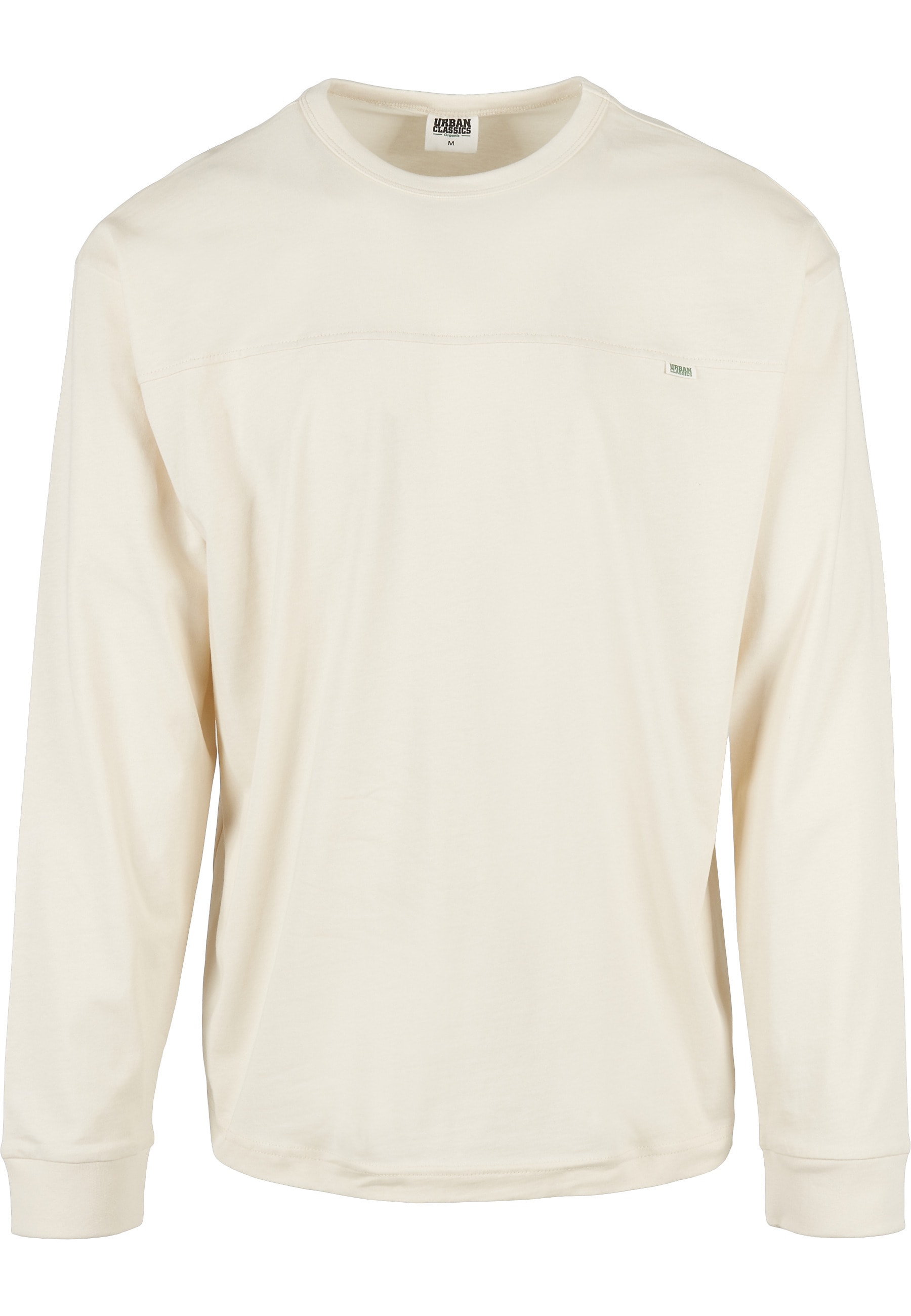 URBAN CLASSICS Langarmshirt "Urban Classics Herren Organic Cotton Short Curved Oversized LS" 1 Stk.