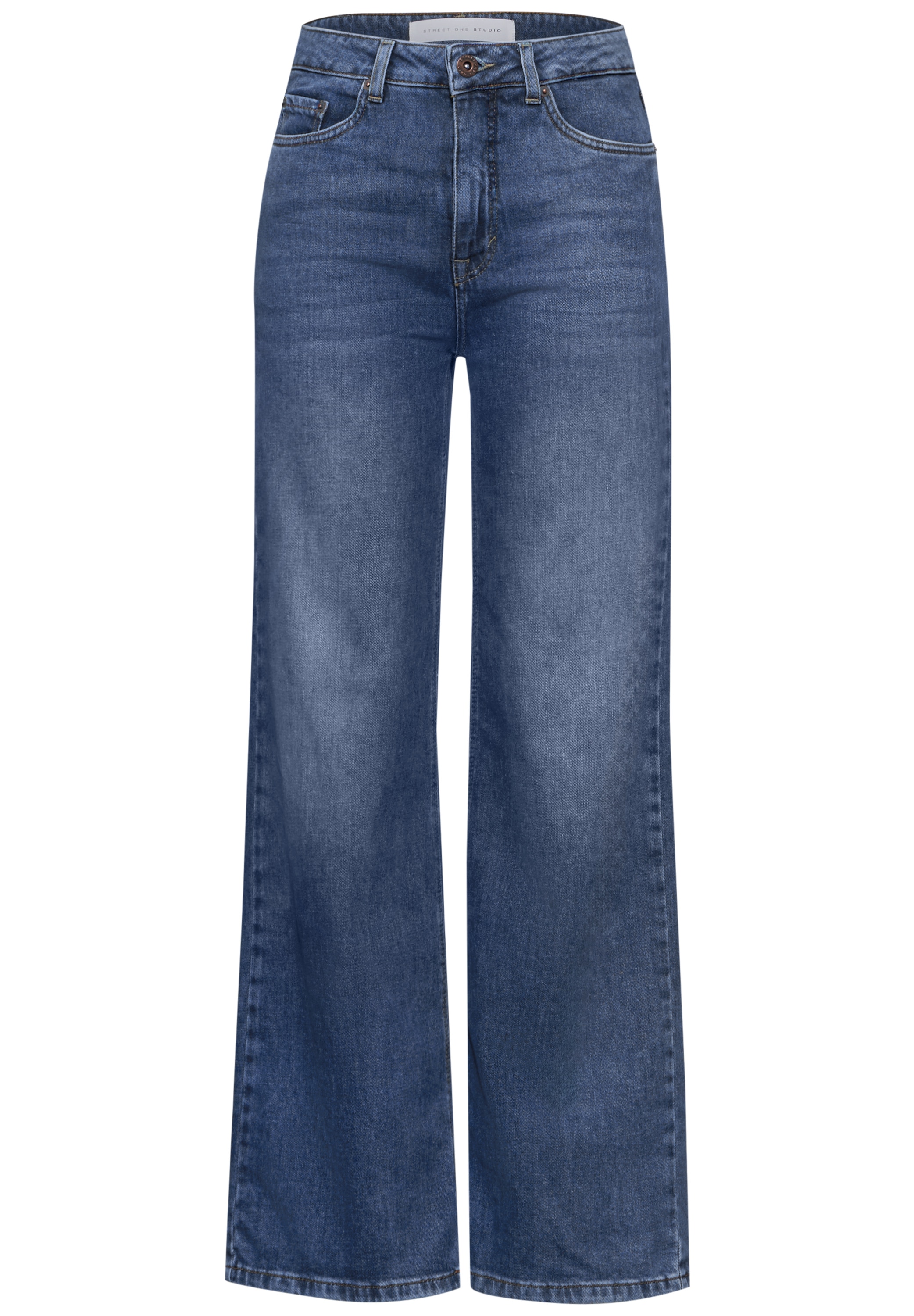 STREET ONE STUDIO Loose-fit-Jeans, aus Baumwolle mit Stretchanteil