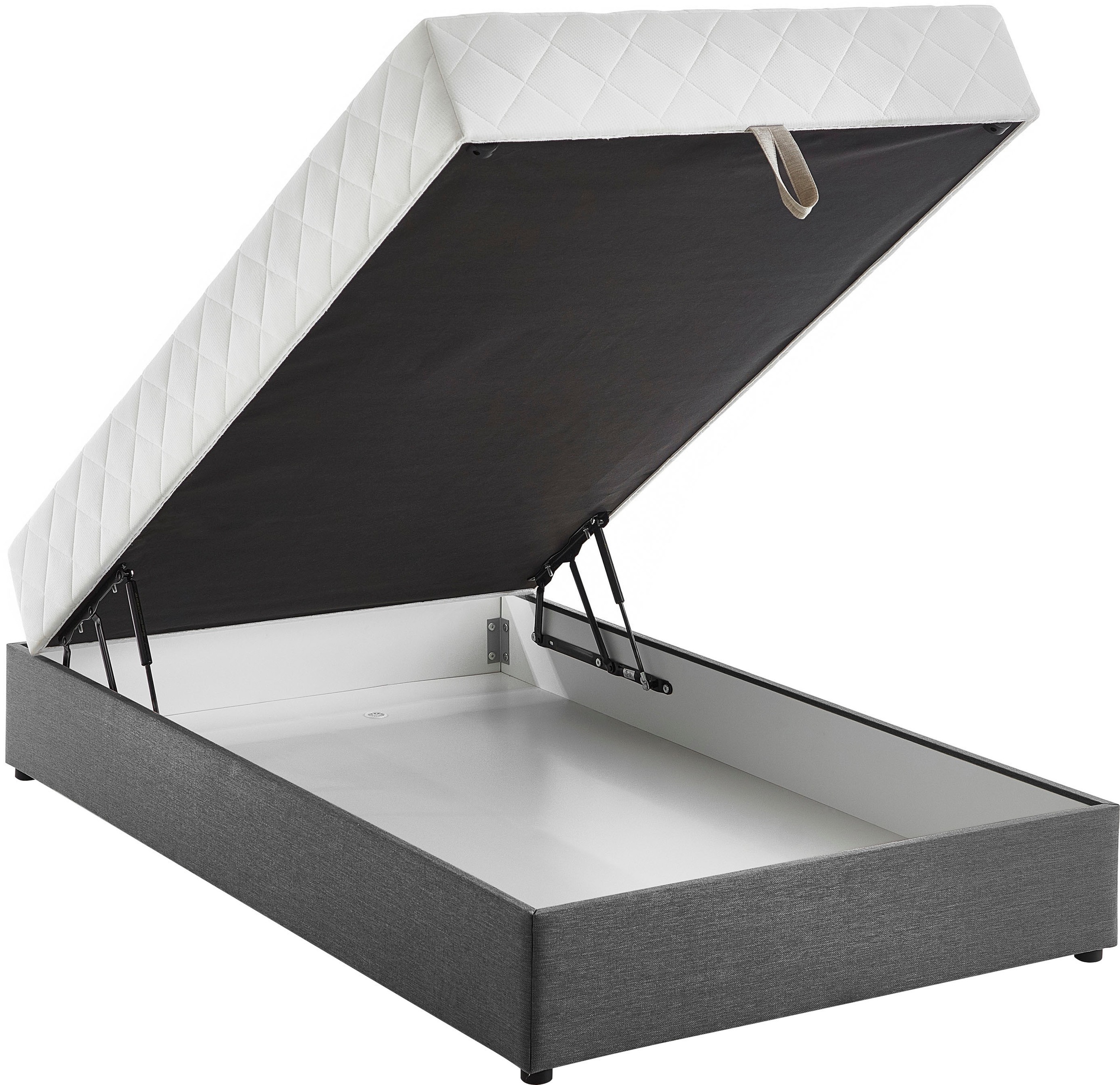 ATLANTIC home collection Boxbett »BELINA«, mit Taschenfederkernmatratze und geräumigem Bettkasten