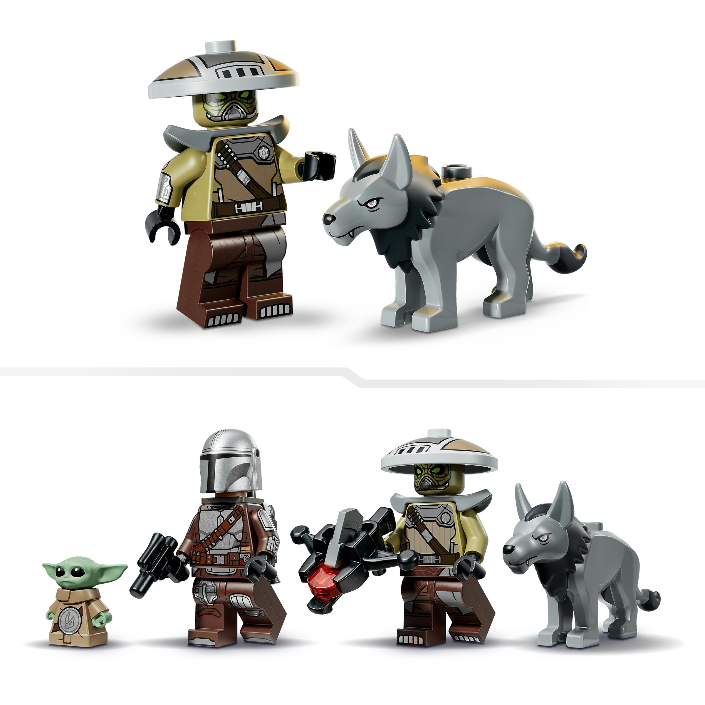 LEGO® Konstruktionsspielsteine »Showdown mit dem Wächterdroiden am Huttenpalast (75451)« LEGO Star Wars; Made in Europe