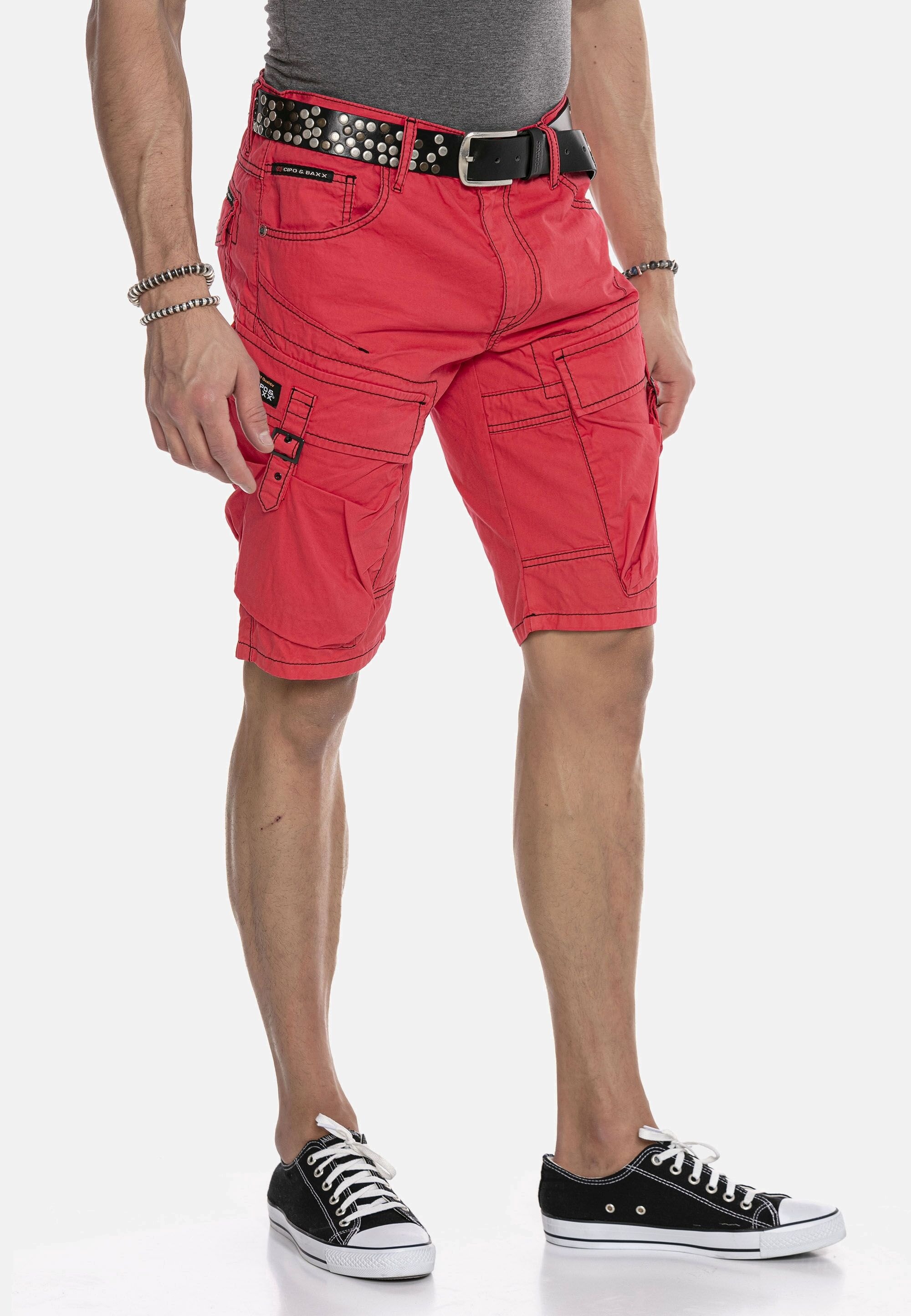Cipo & Baxx Jeansbermudas »Bermuda & Short«, aus reiner Baumwolle